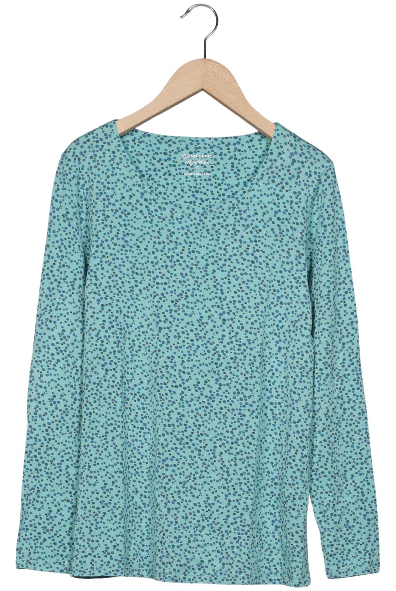 

Gudrun Sjödén Damen Langarmshirt, hellblau, Gr. 36