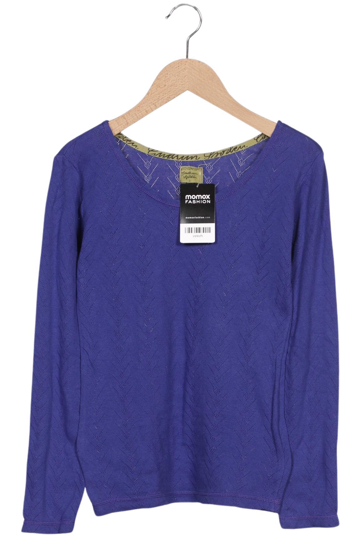 

Gudrun Sjödén Damen Langarmshirt, blau, Gr. 36