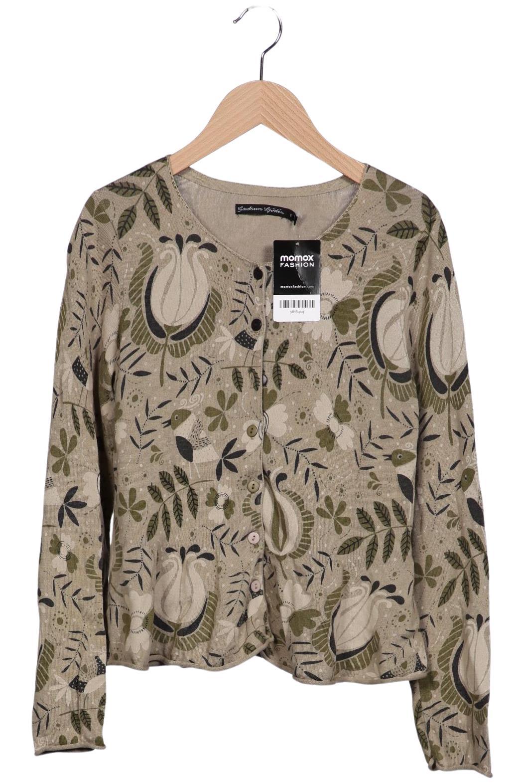 

Gudrun Sjödén Damen Strickjacke, grün, Gr. 36