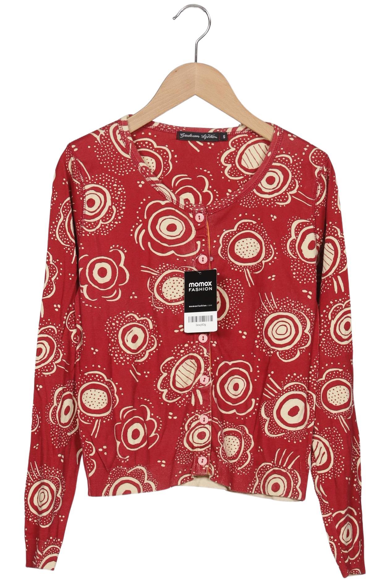 

Gudrun Sjödén Damen Strickjacke, rot, Gr. 36