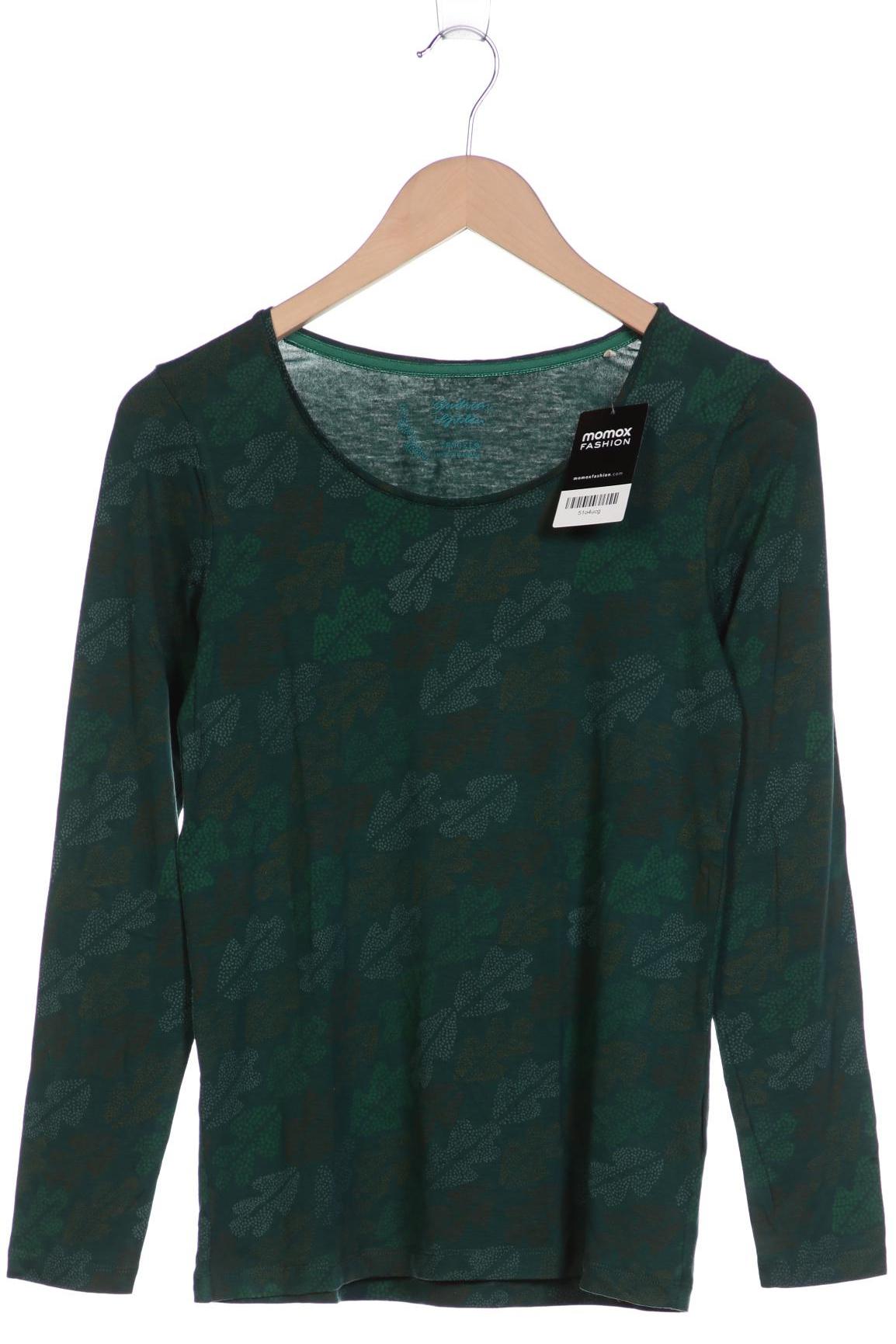 

Gudrun Sjödén Damen Langarmshirt, grün, Gr. 36