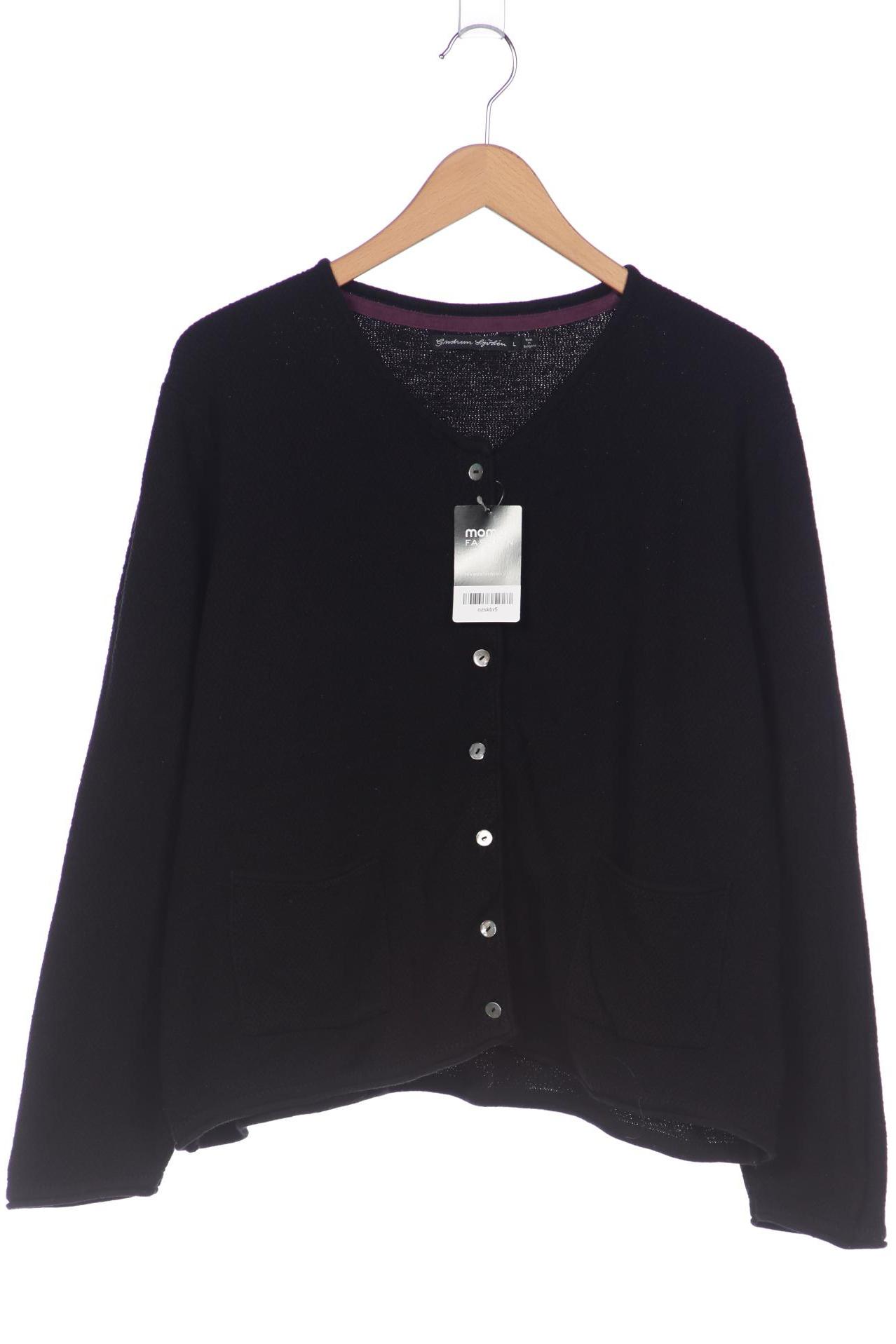 

Gudrun Sjödén Damen Strickjacke, schwarz, Gr. 42