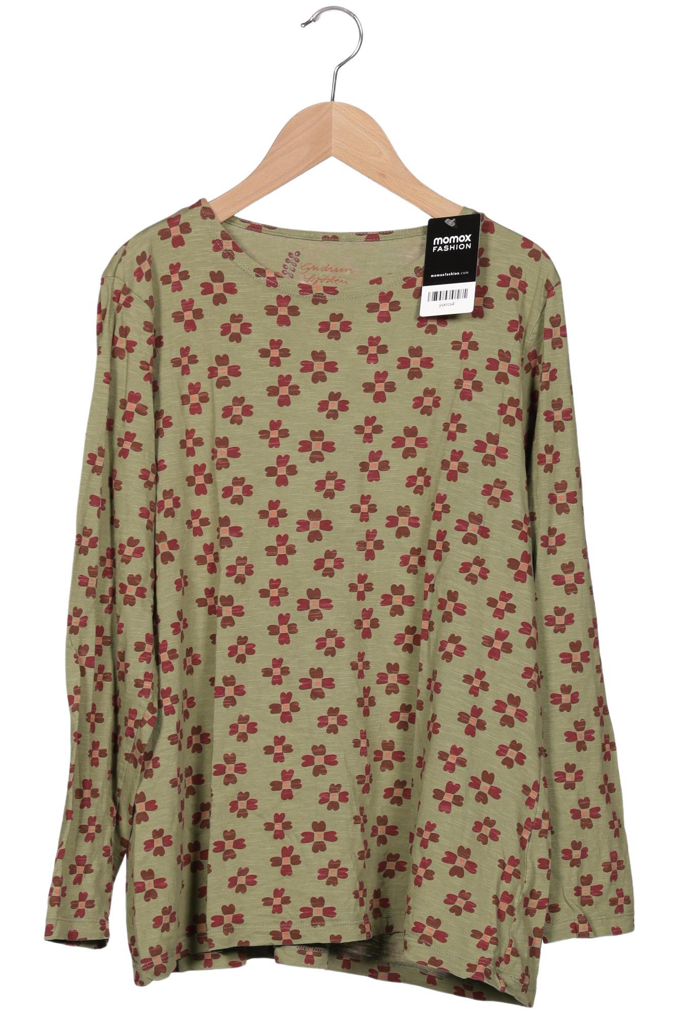 

Gudrun Sjödén Damen Langarmshirt, grün, Gr. 38