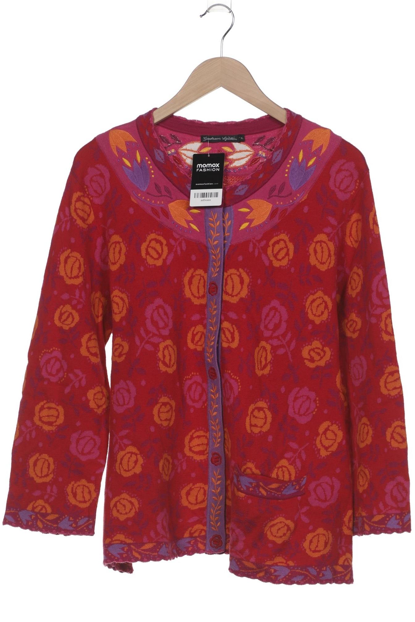 

Gudrun Sjödén Damen Strickjacke, rot, Gr. 44