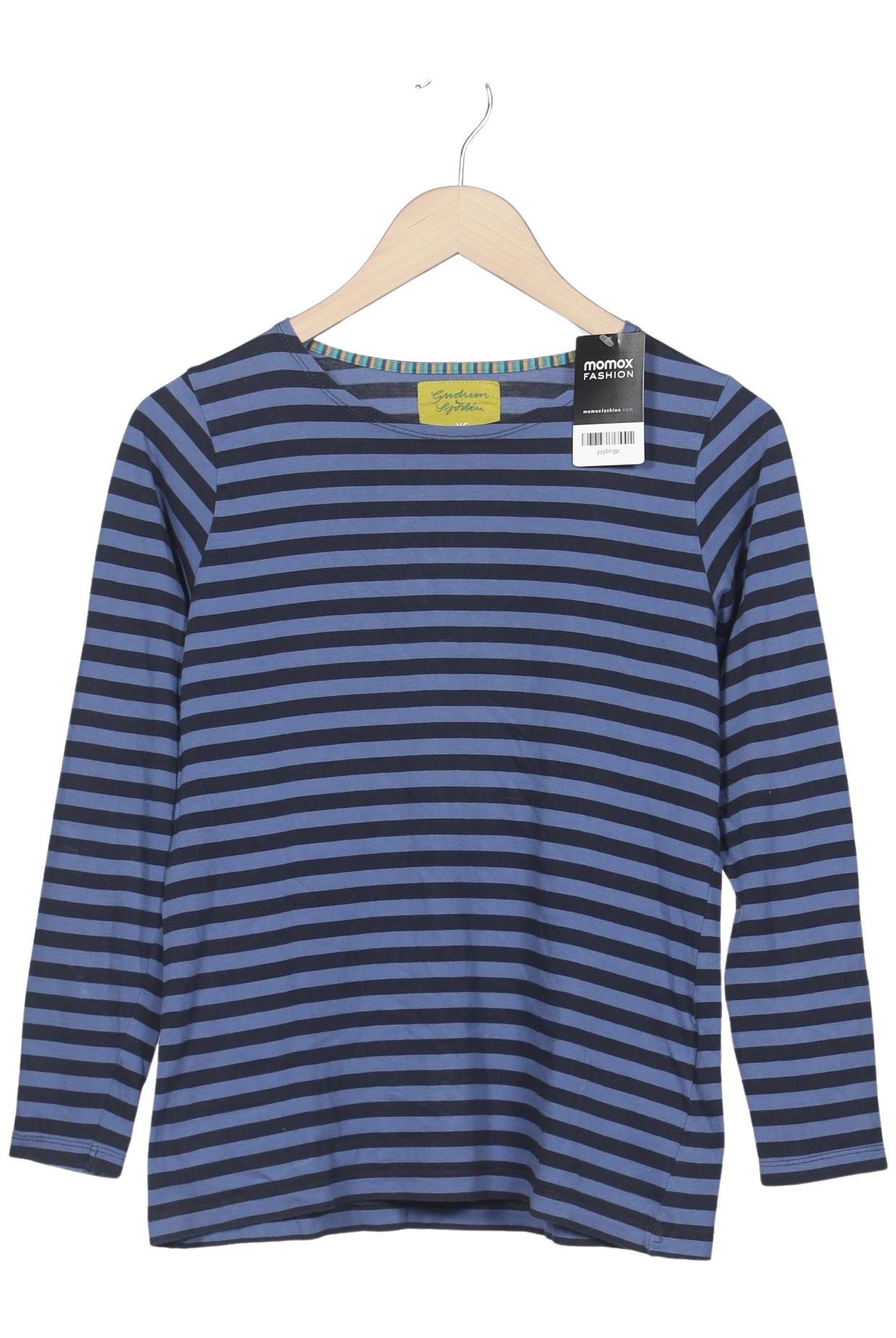

Gudrun Sjödén Damen Langarmshirt, marineblau, Gr. 34