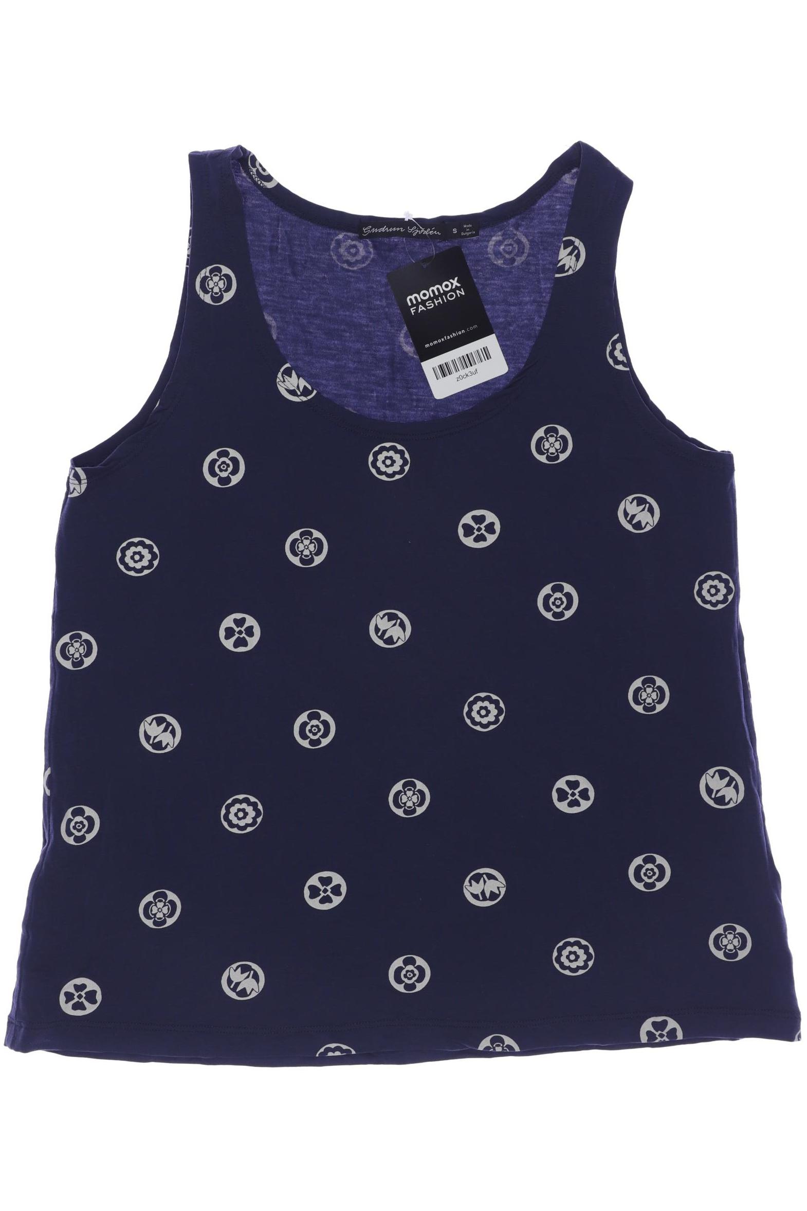 

Gudrun Sjödén Damen Top, marineblau, Gr. 36