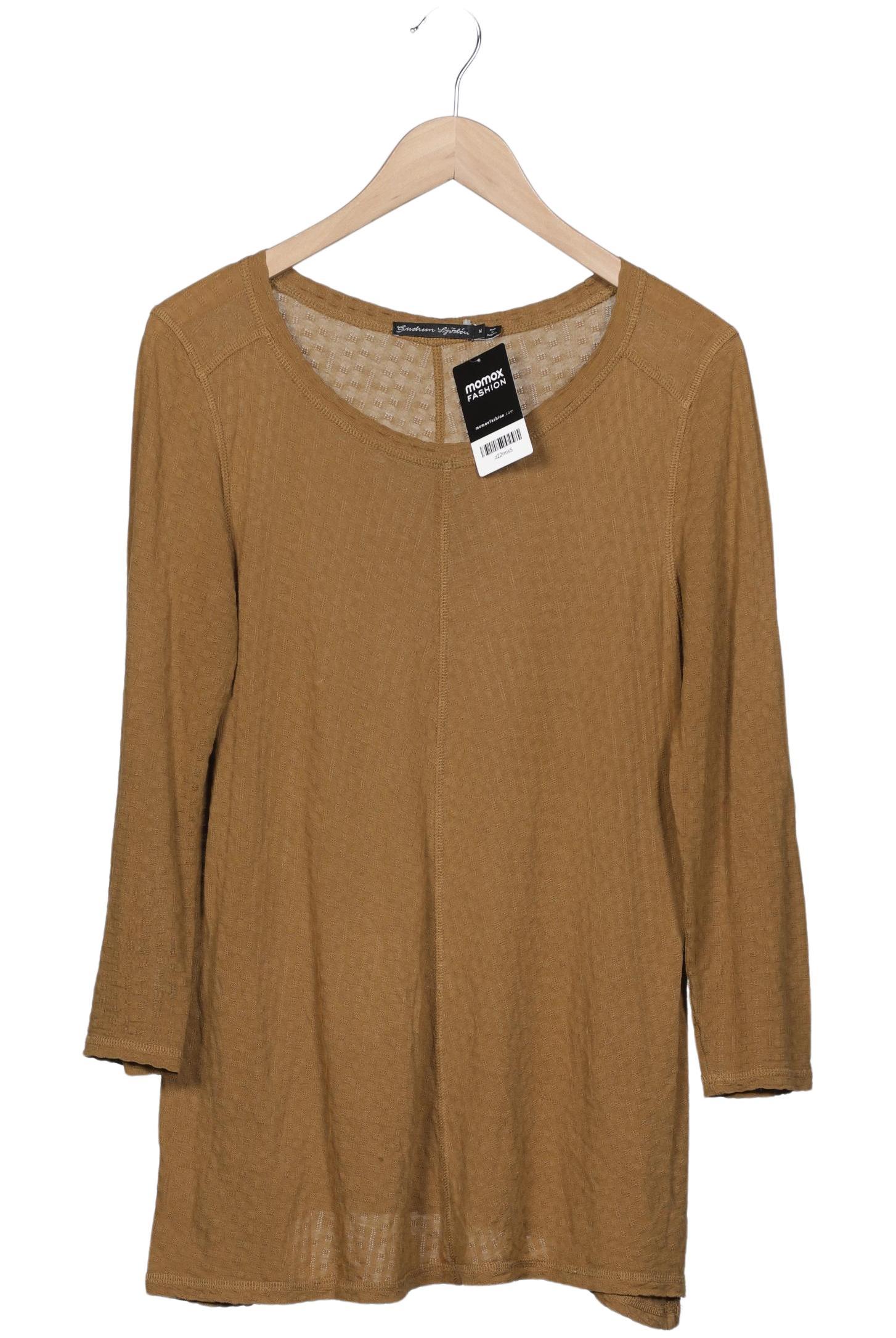 

Gudrun Sjödén Damen Langarmshirt, braun, Gr. 38