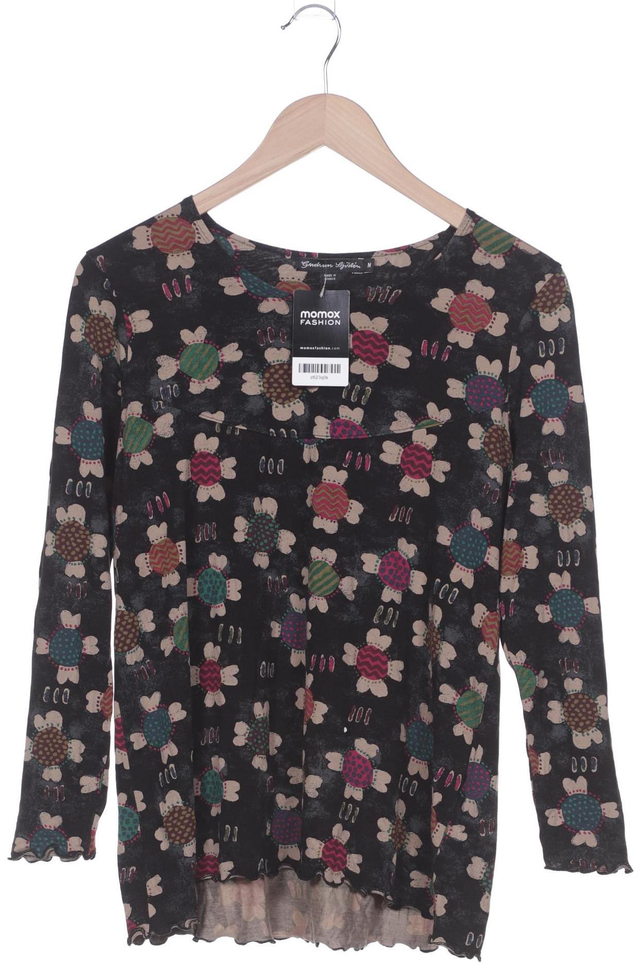 

Gudrun Sjödén Damen Langarmshirt, schwarz, Gr. 38