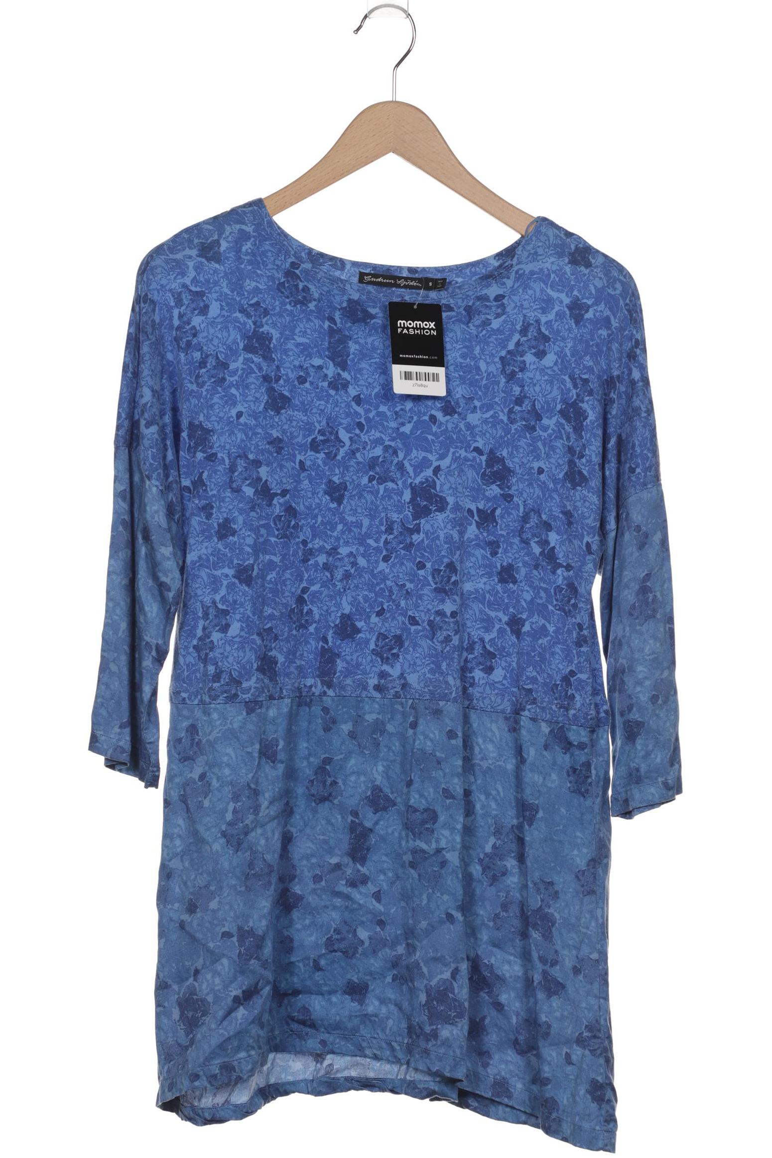 

Gudrun Sjödén Damen Langarmshirt, blau, Gr. 36