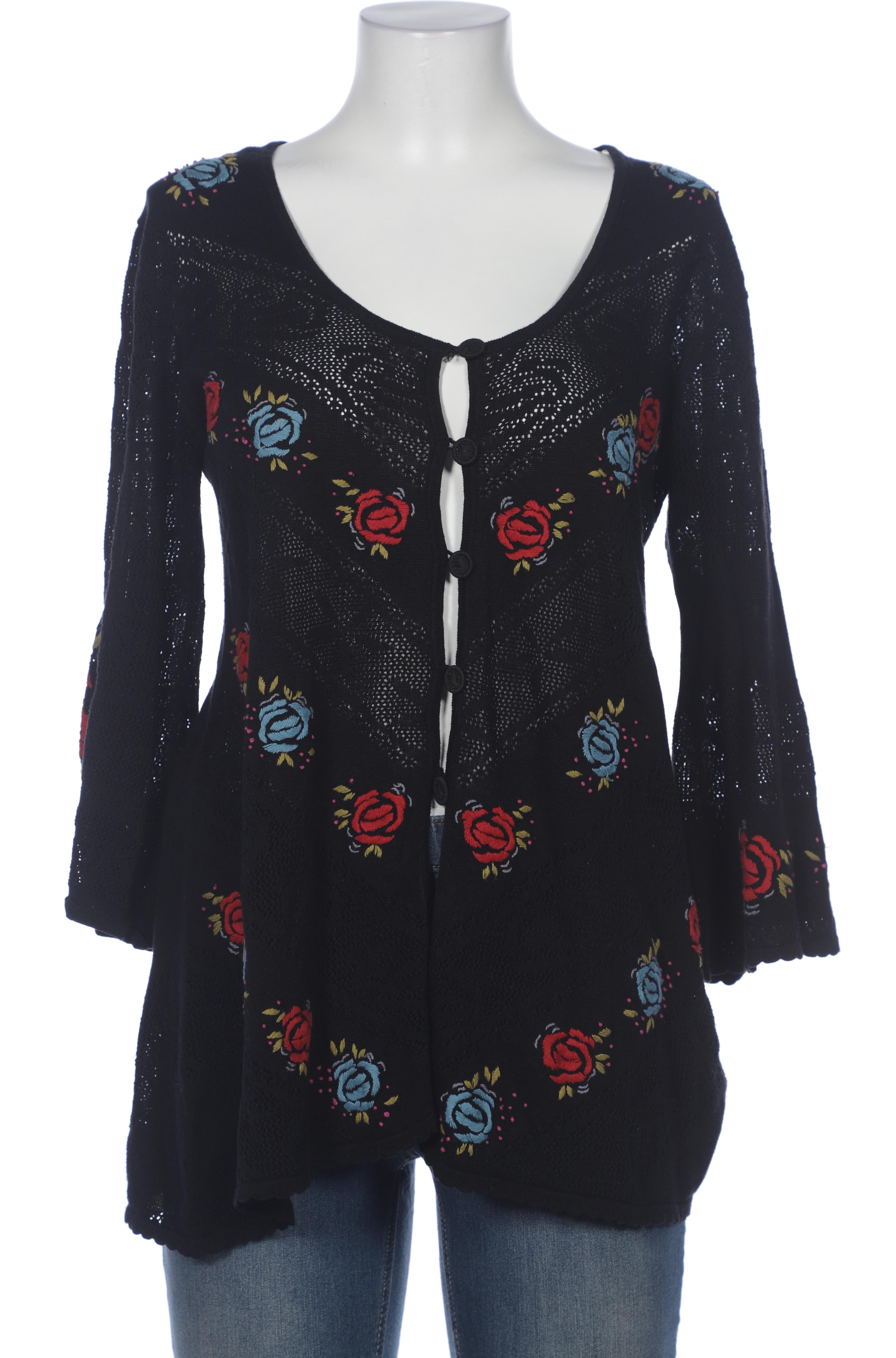 

Gudrun Sjödén Damen Strickjacke, schwarz, Gr. 38