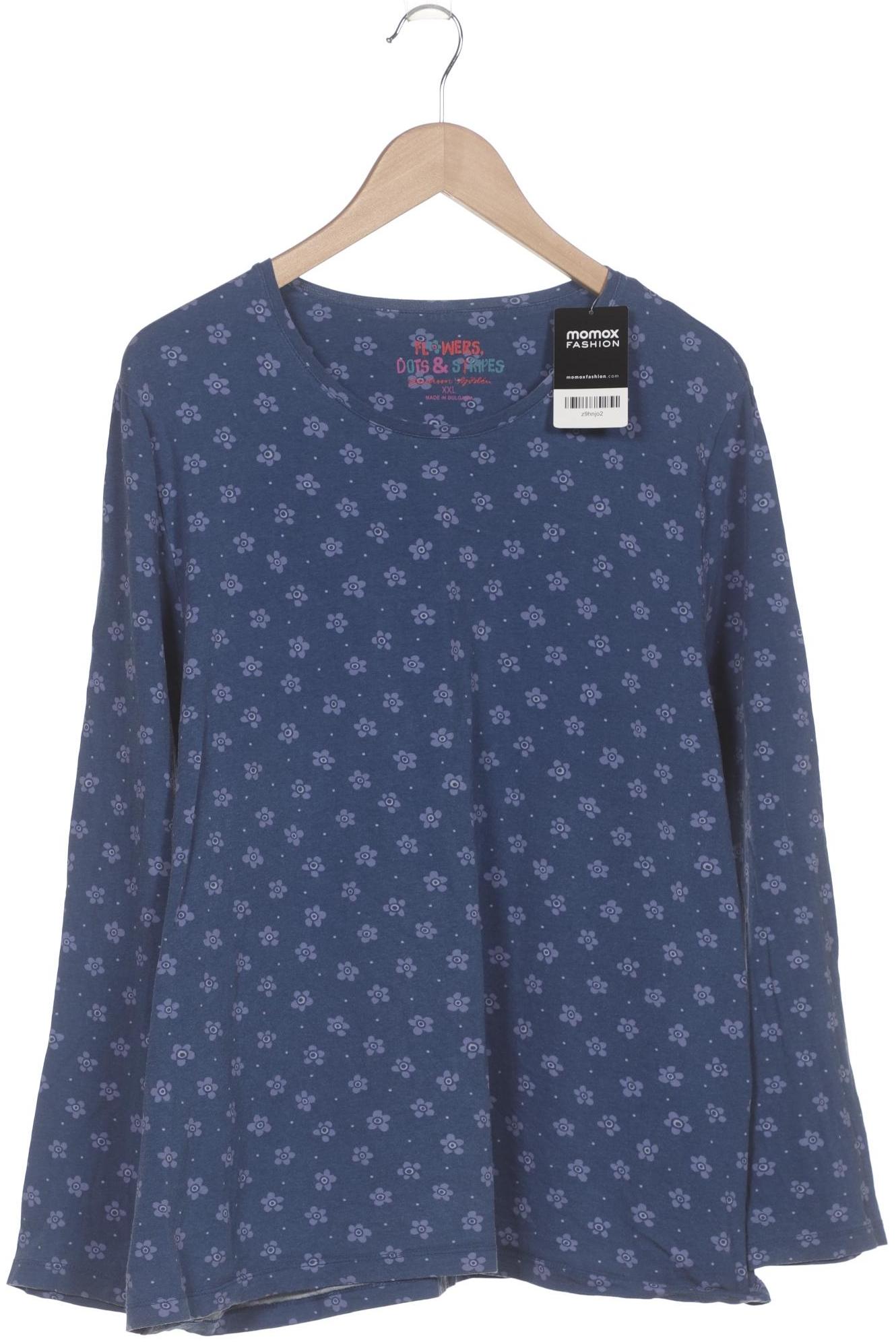 

Gudrun Sjödén Damen Langarmshirt, blau, Gr. 46