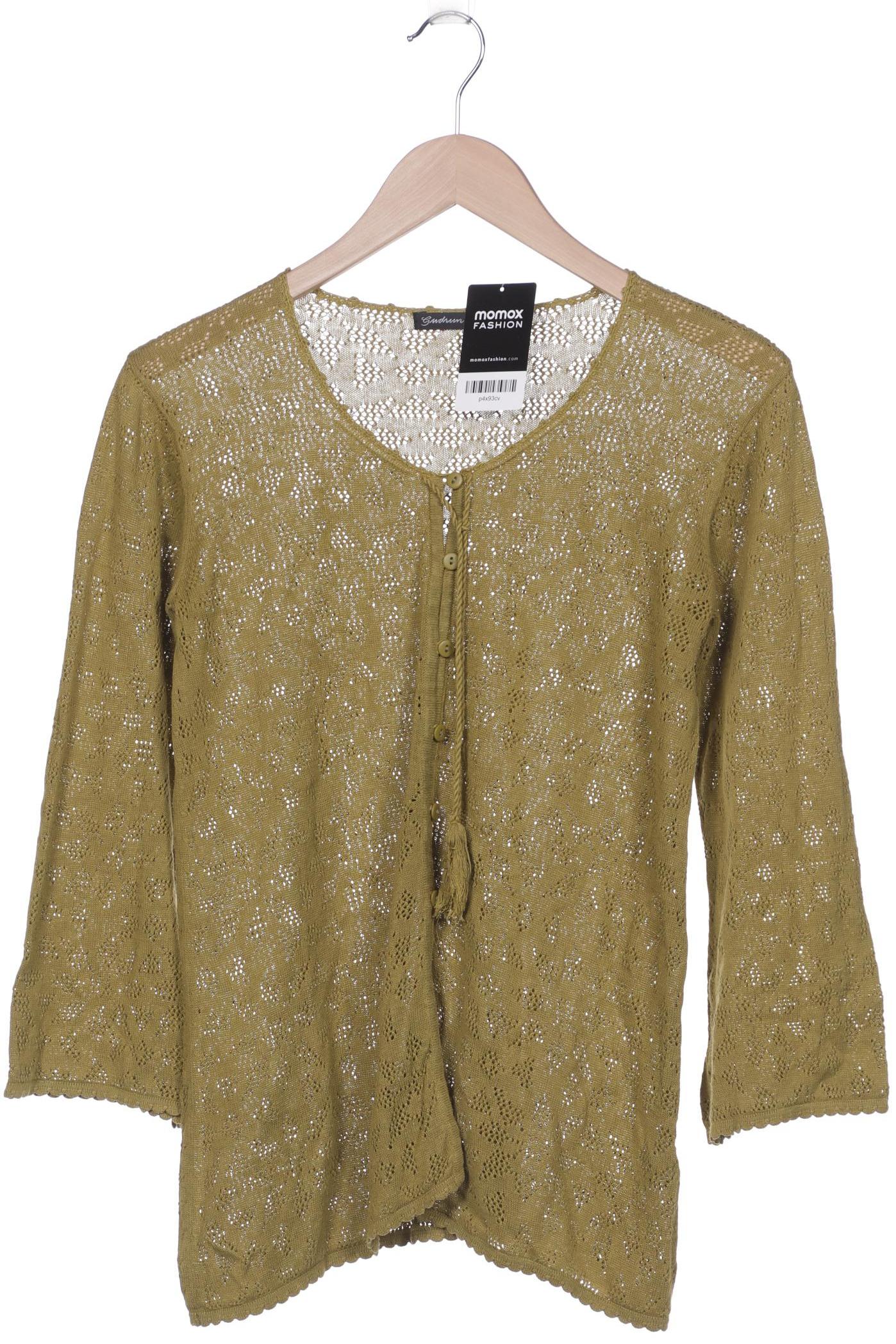

Gudrun Sjödén Damen Strickjacke, grün, Gr. 36