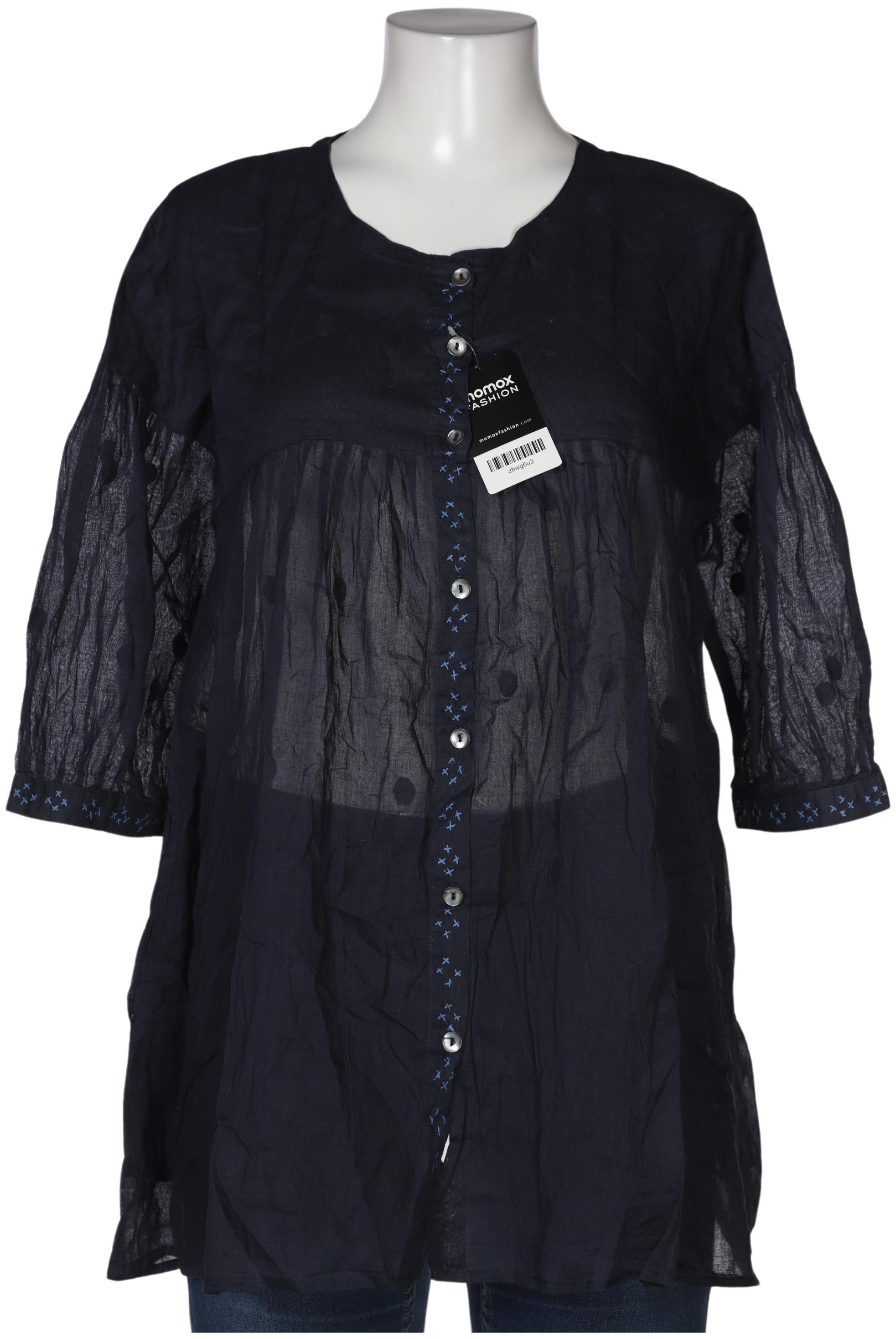 

Gudrun Sjödén Damen Bluse, marineblau, Gr. 38