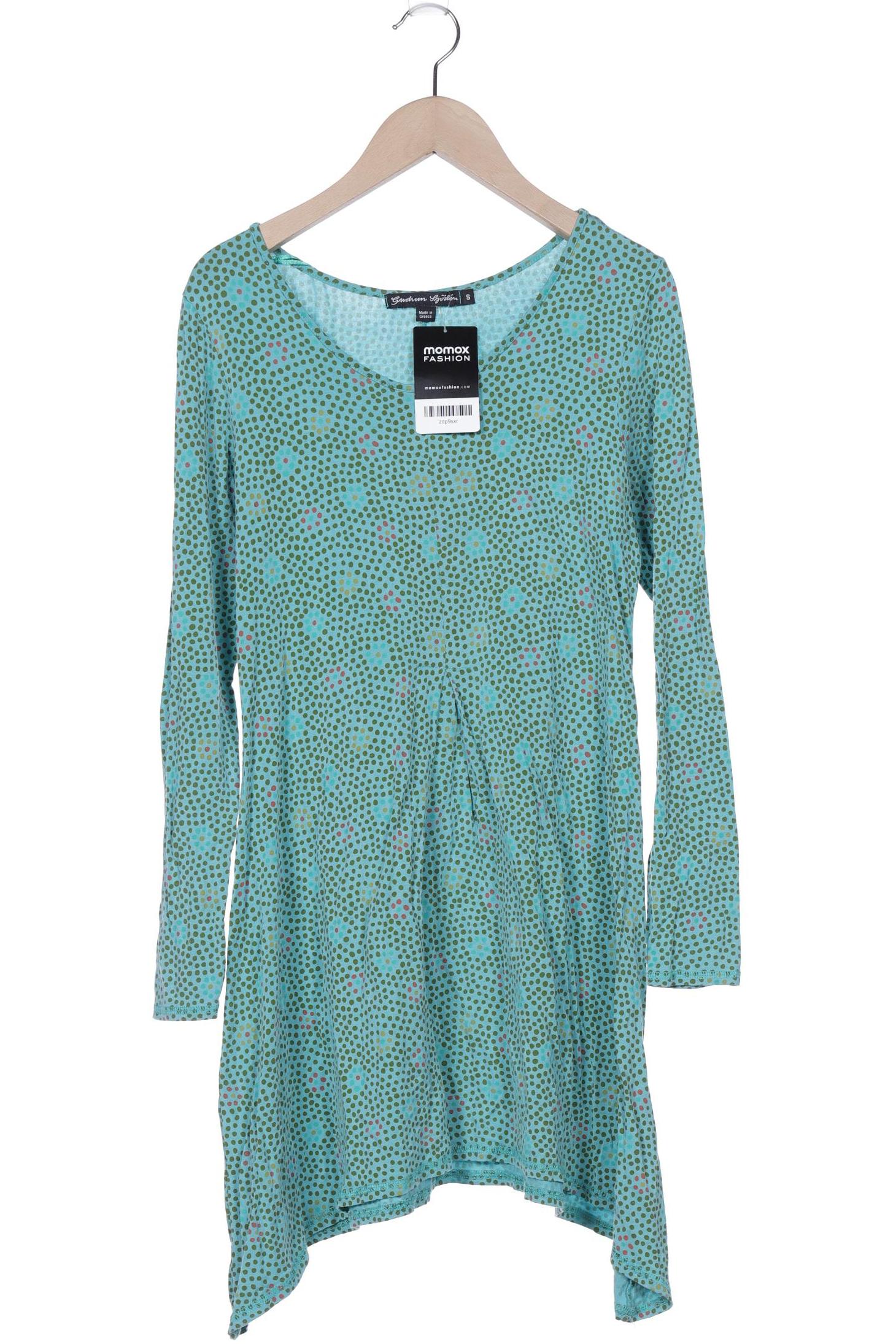 

Gudrun Sjödén Damen Langarmshirt, türkis, Gr. 36