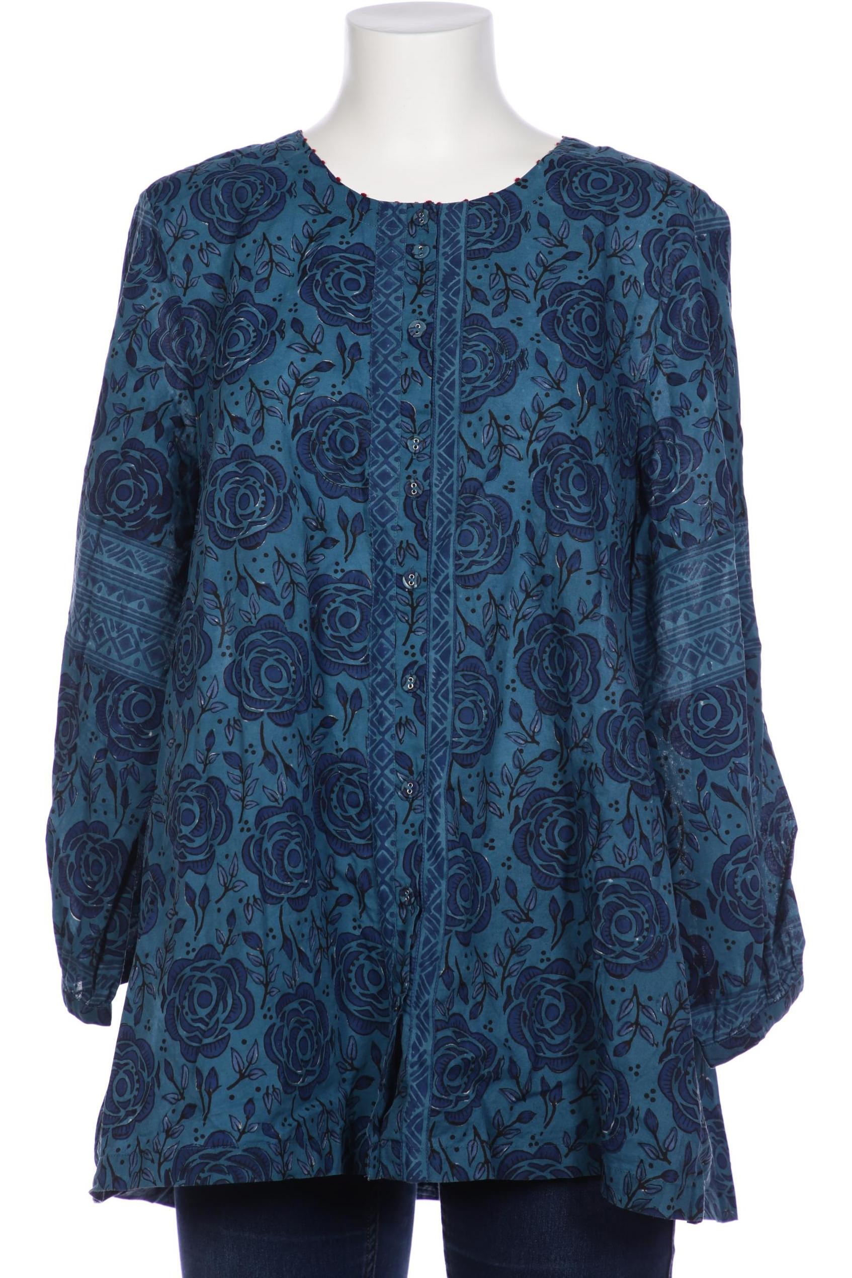 

Gudrun Sjödén Damen Bluse, blau, Gr. 42