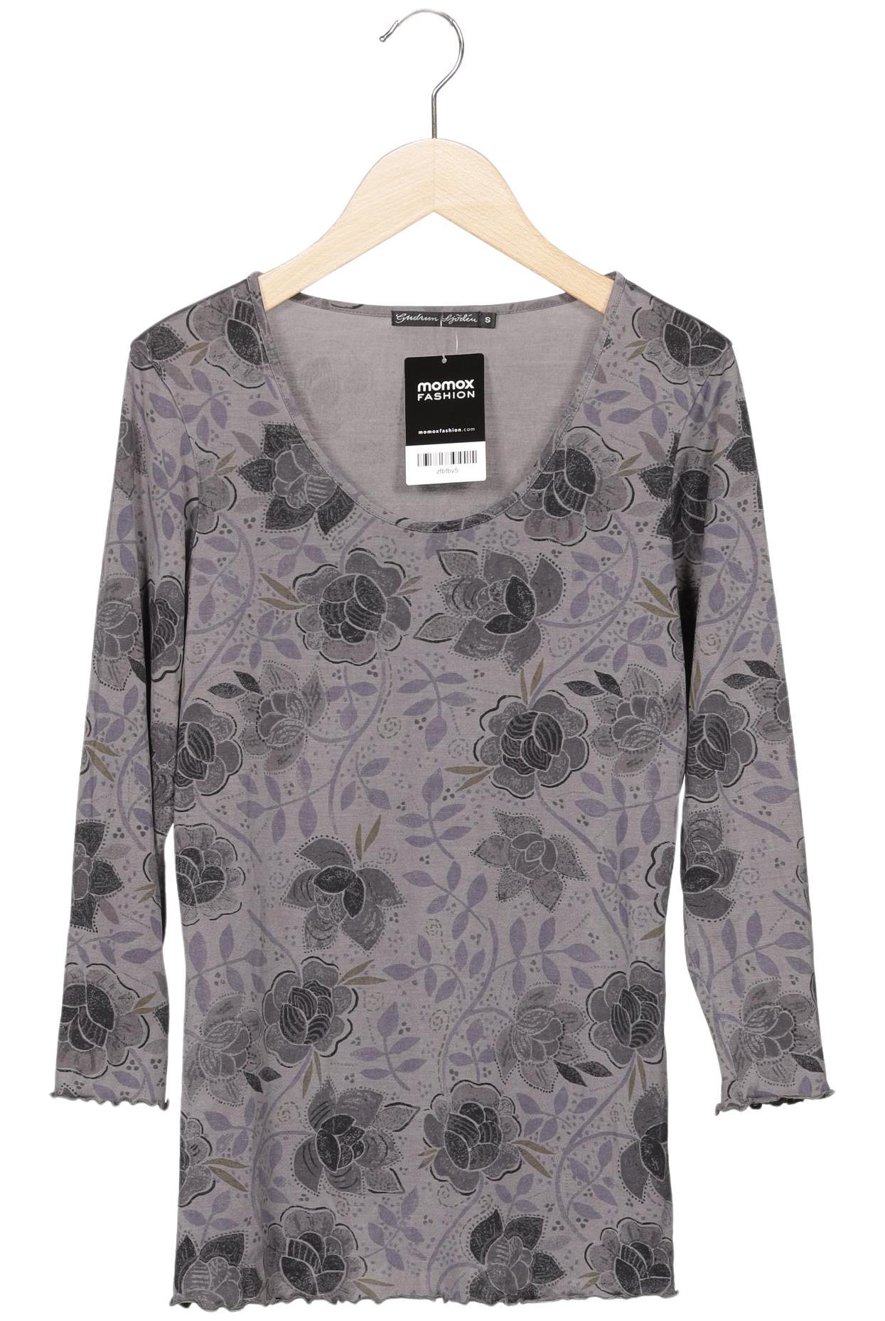 

Gudrun Sjödén Damen Langarmshirt, grau, Gr. 36