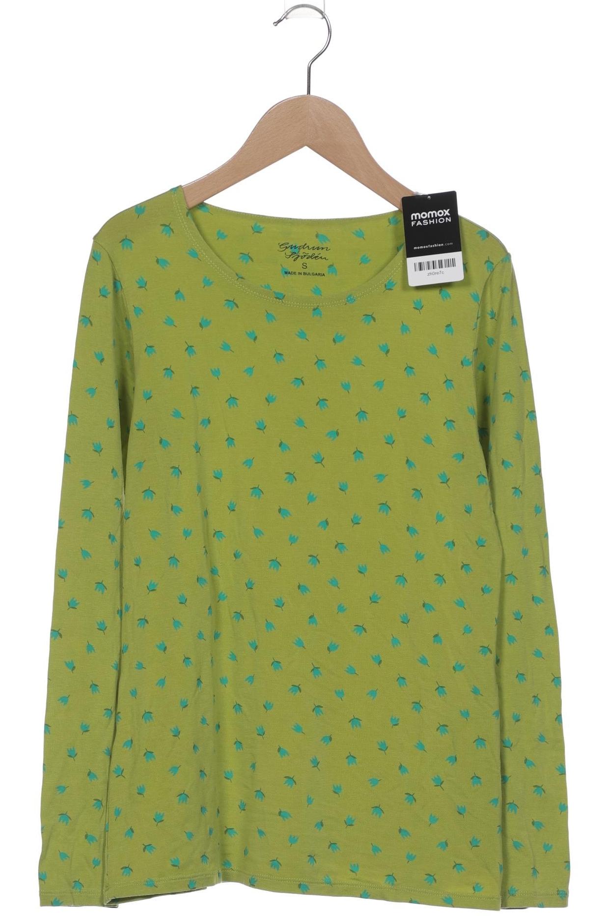 

Gudrun Sjödén Damen Langarmshirt, grün, Gr. 36