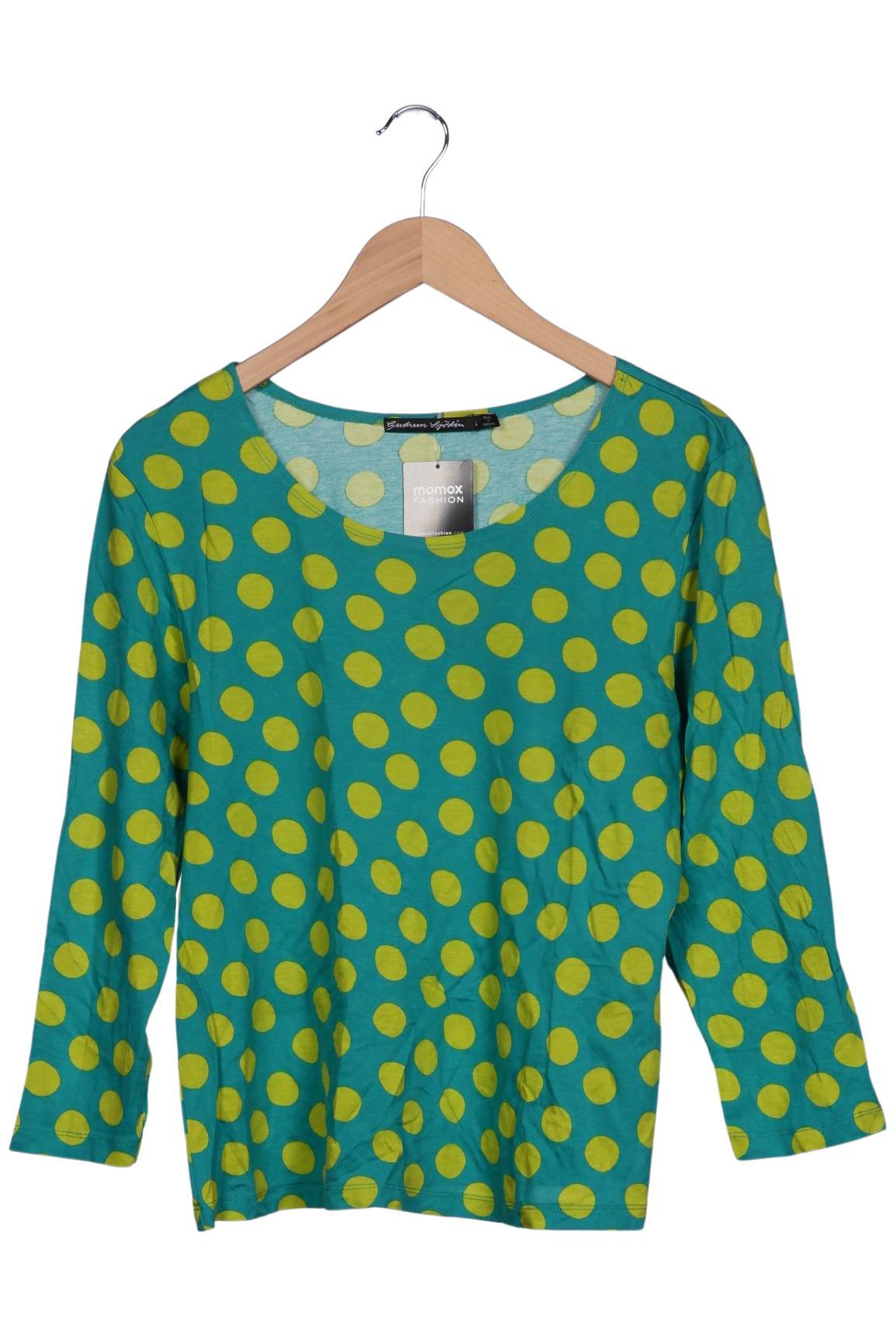 

Gudrun Sjödén Damen Langarmshirt, grün, Gr. 42