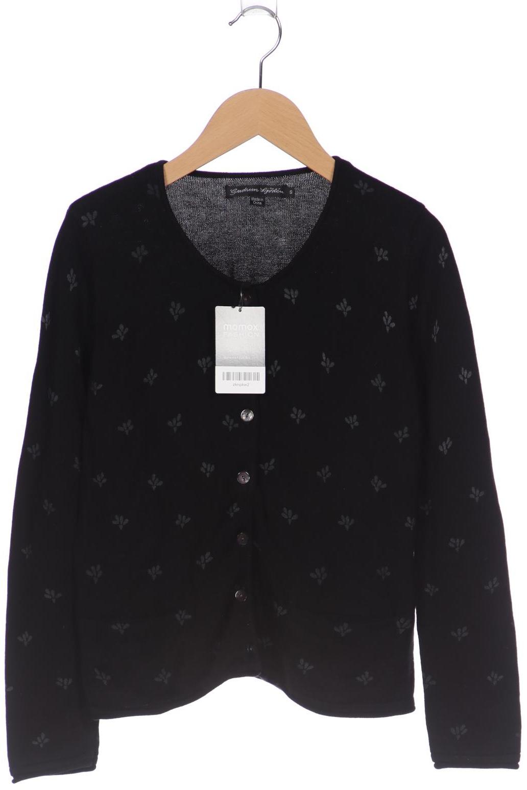 

Gudrun Sjödén Damen Strickjacke, schwarz, Gr. 36