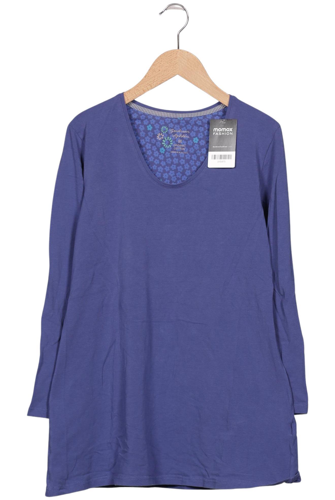 

Gudrun Sjödén Damen Langarmshirt, blau, Gr. 38
