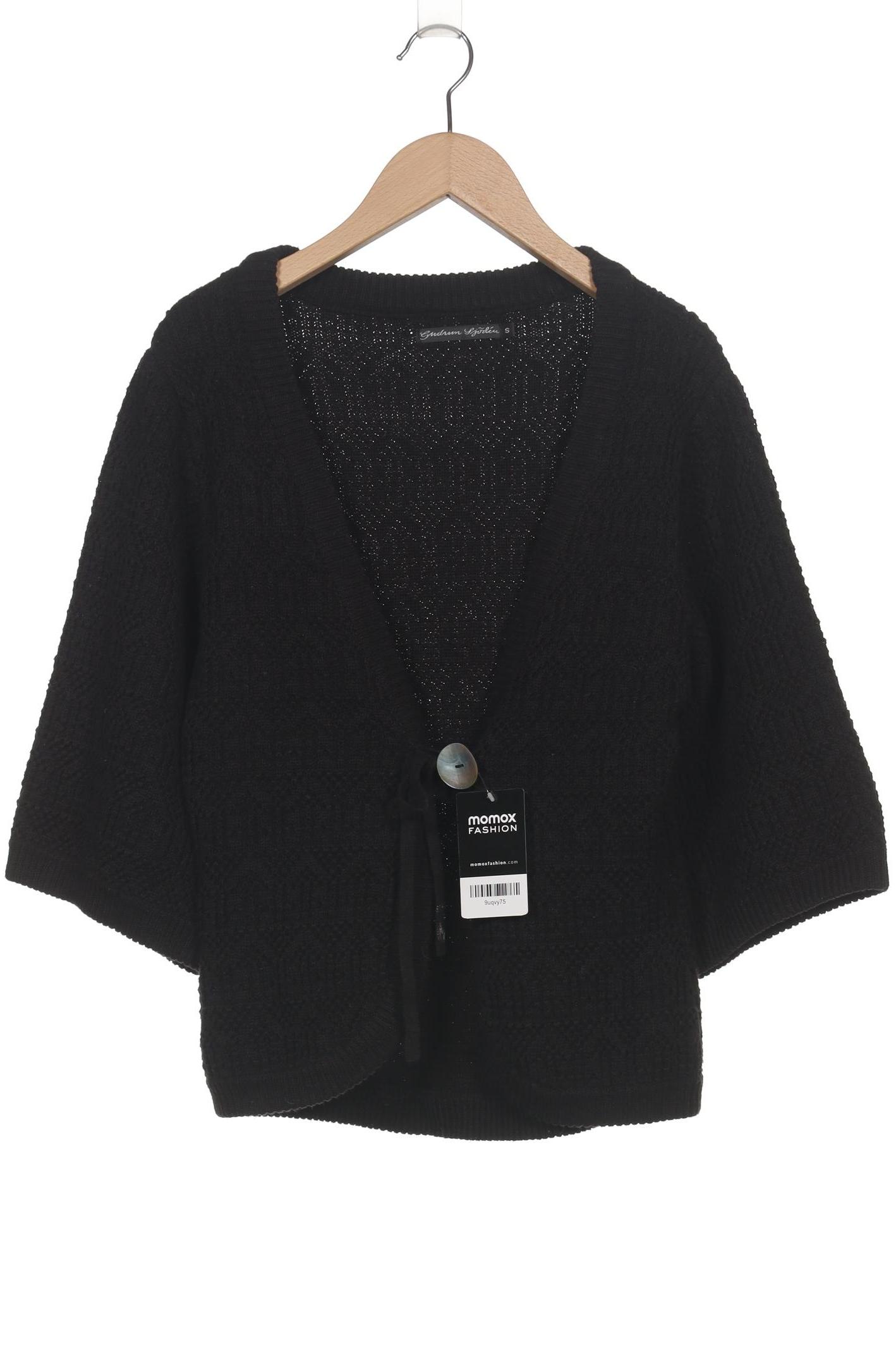 

Gudrun Sjödén Damen Strickjacke, schwarz, Gr. 36