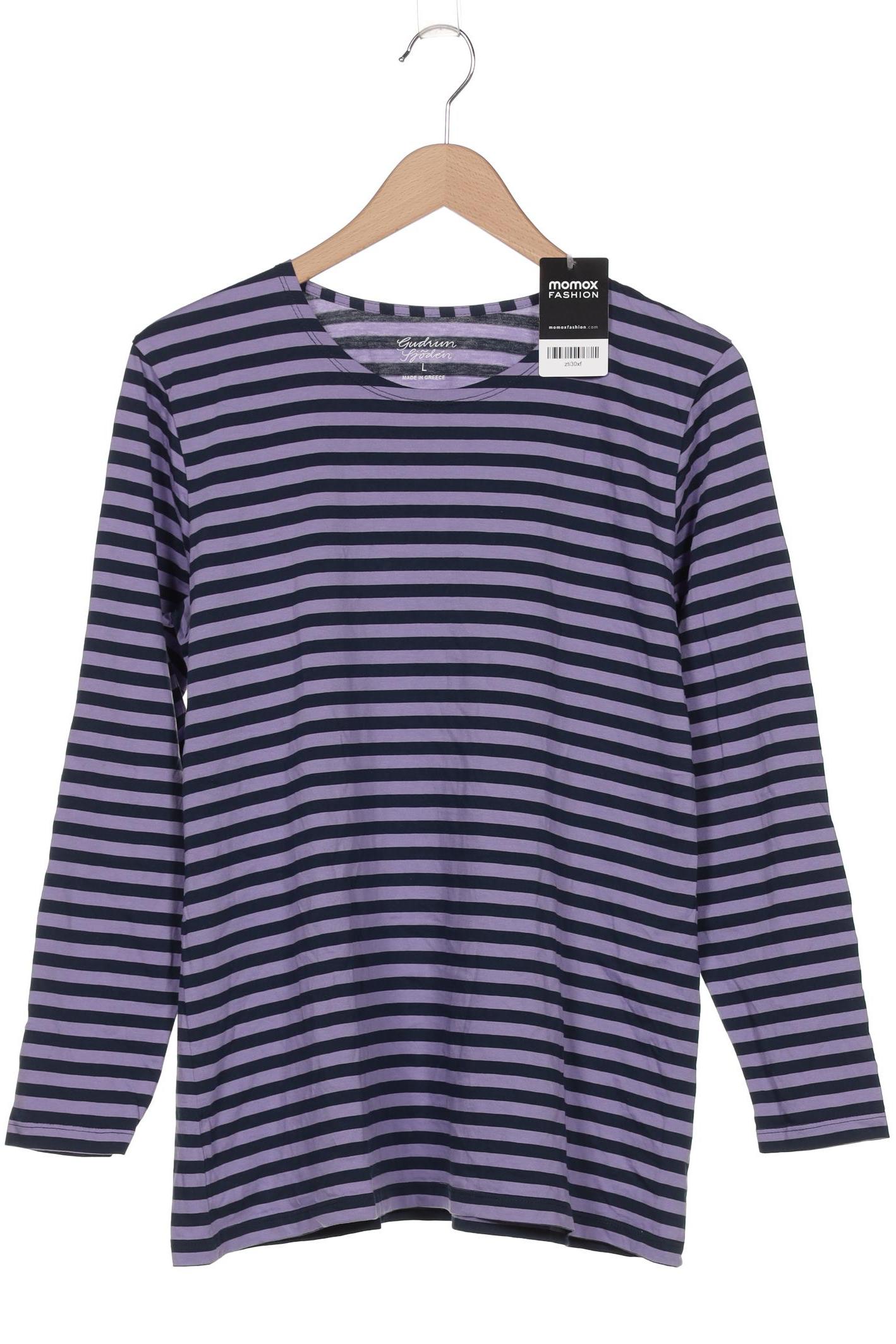 

Gudrun Sjödén Damen Langarmshirt, flieder, Gr. 42