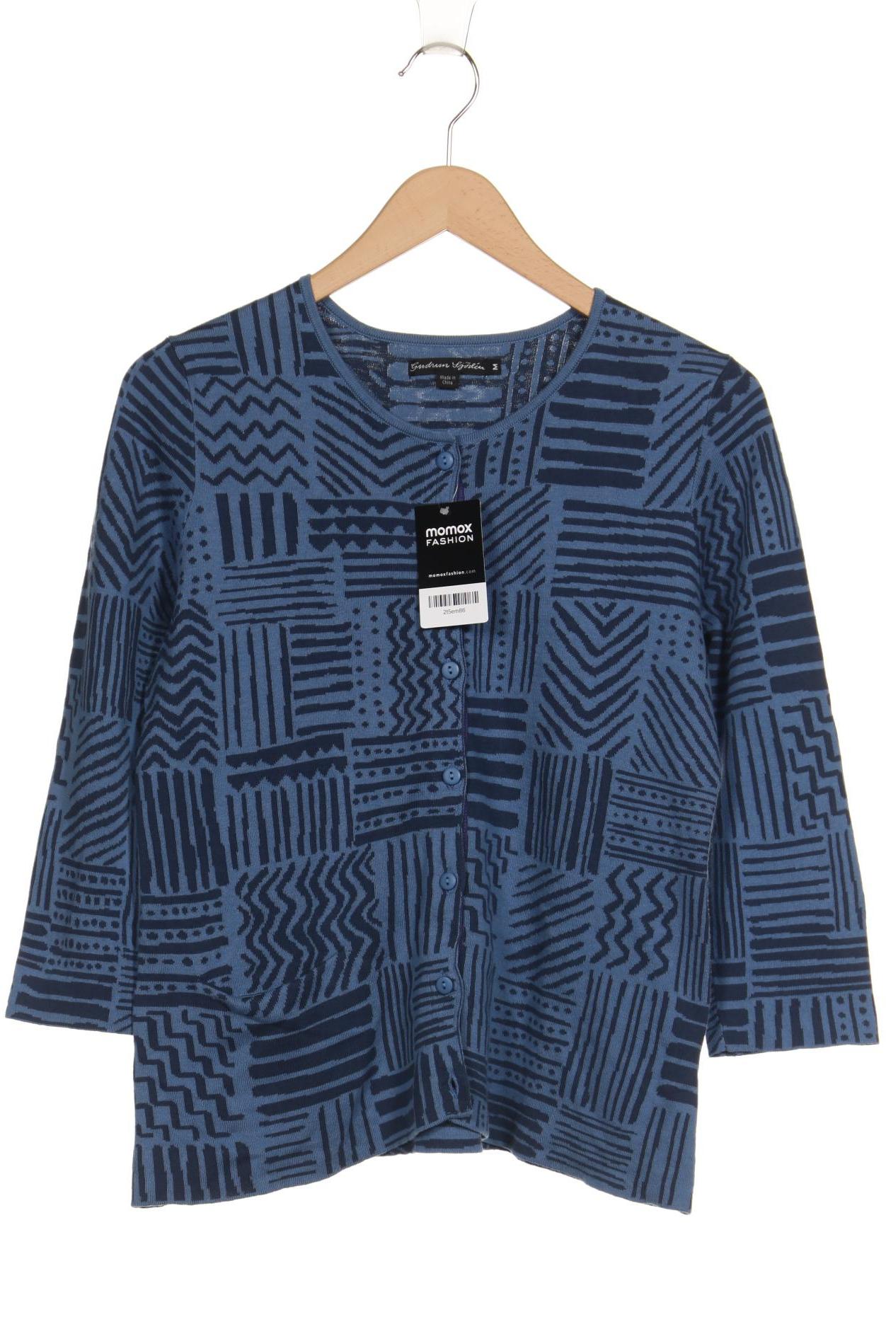 

Gudrun Sjödén Damen Strickjacke, blau, Gr. 38