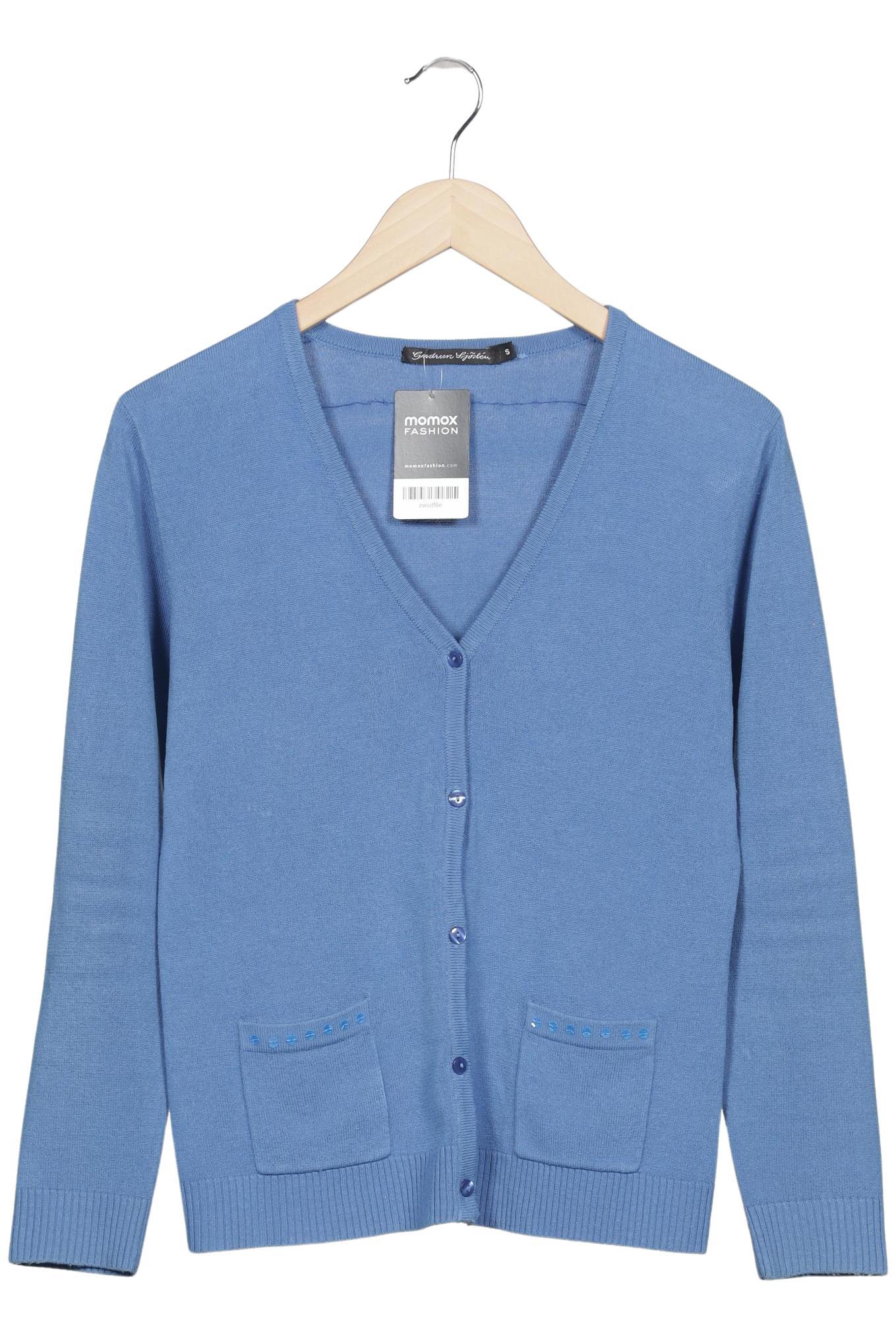 

Gudrun Sjödén Damen Strickjacke, blau, Gr. 36