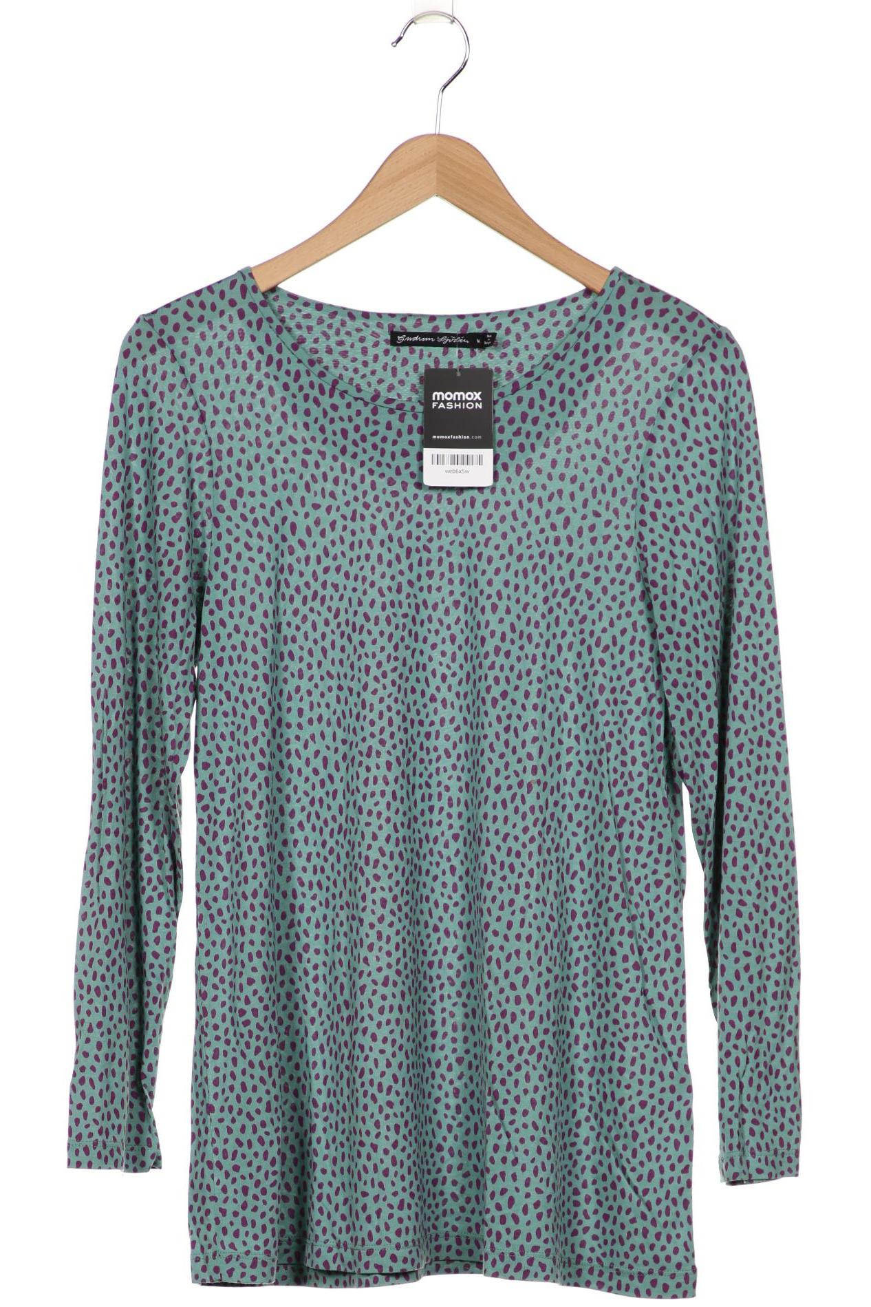 

Gudrun Sjödén Damen Langarmshirt, türkis, Gr. 38