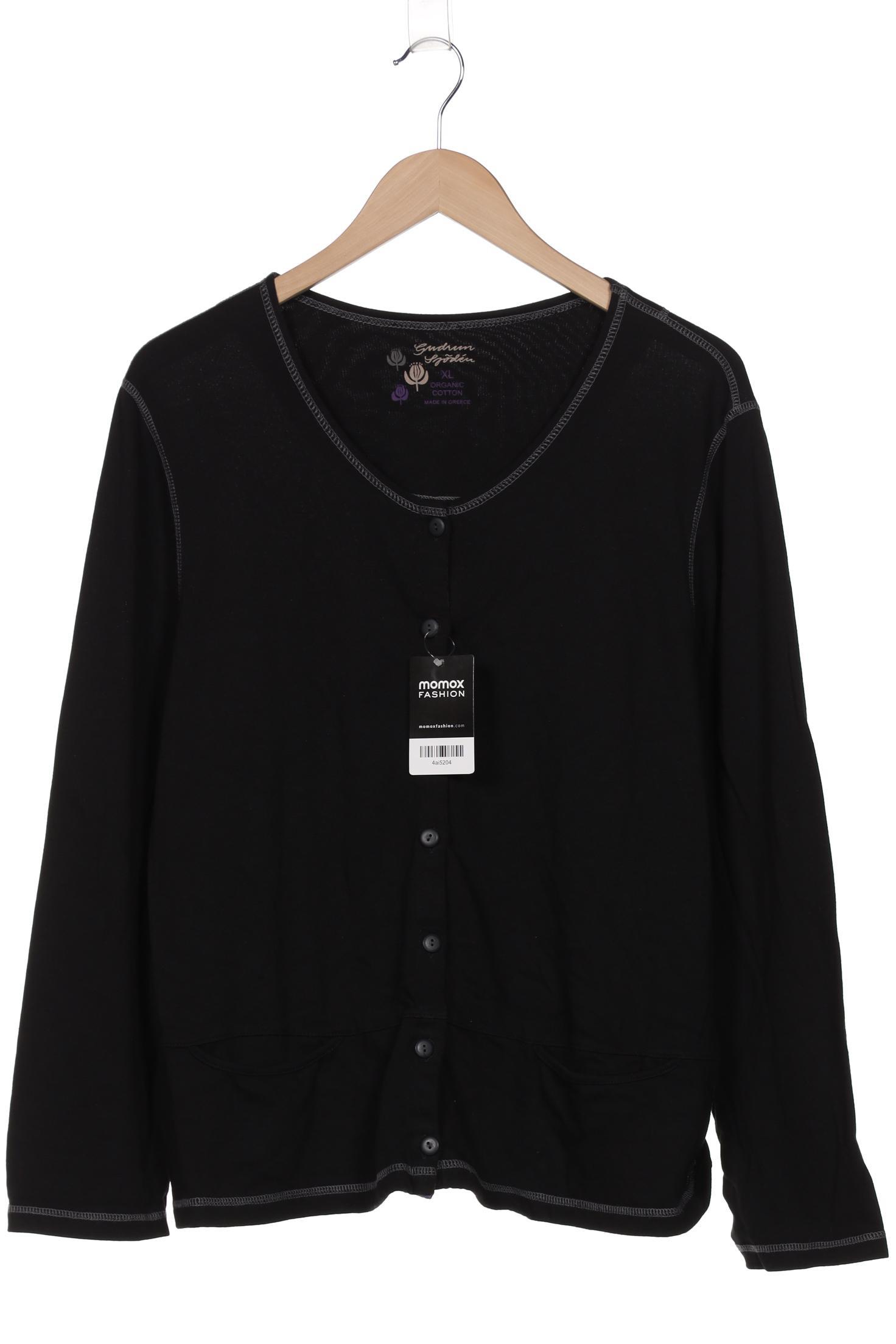 

Gudrun Sjöden Damen Strickjacke, schwarz, Gr. 44