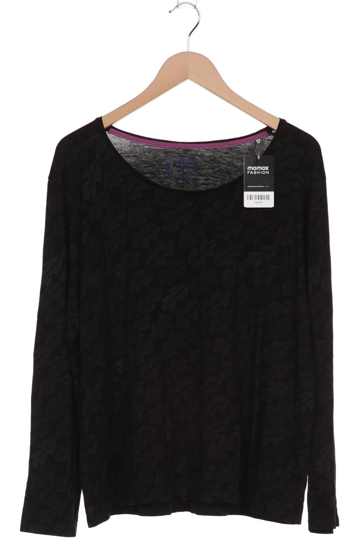 

Gudrun Sjöden Damen Langarmshirt, schwarz, Gr. 46