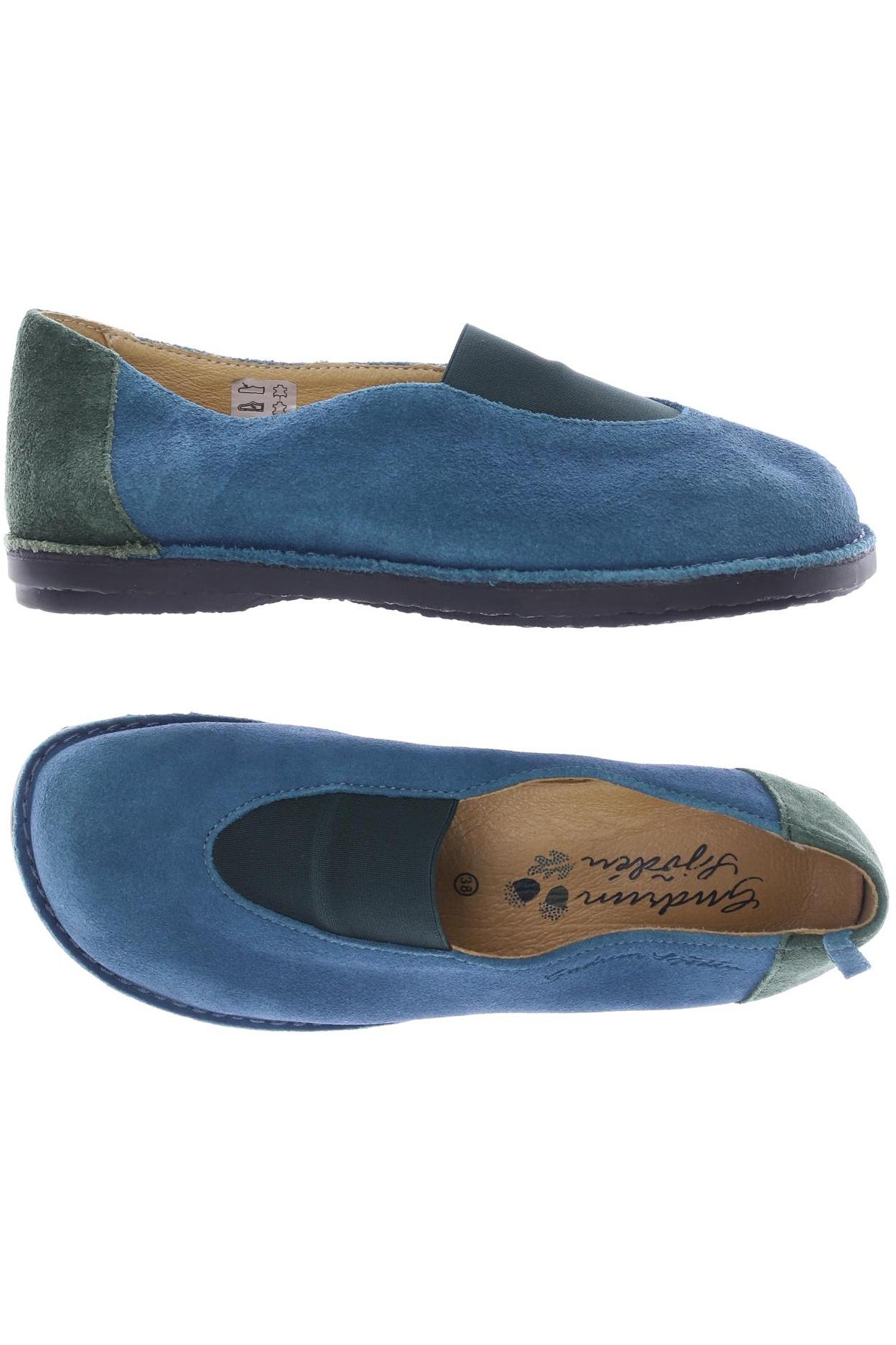 

Gudrun Sjöden Damen Halbschuh, blau, Gr. 38