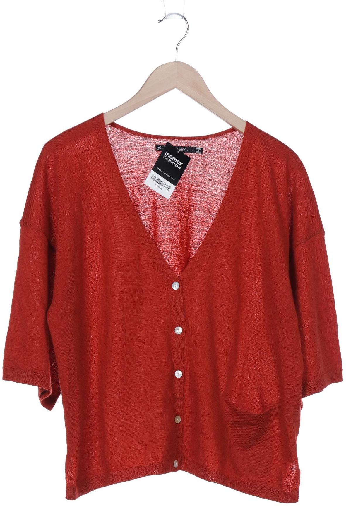 

Gudrun Sjöden Damen Strickjacke, orange, Gr. 42