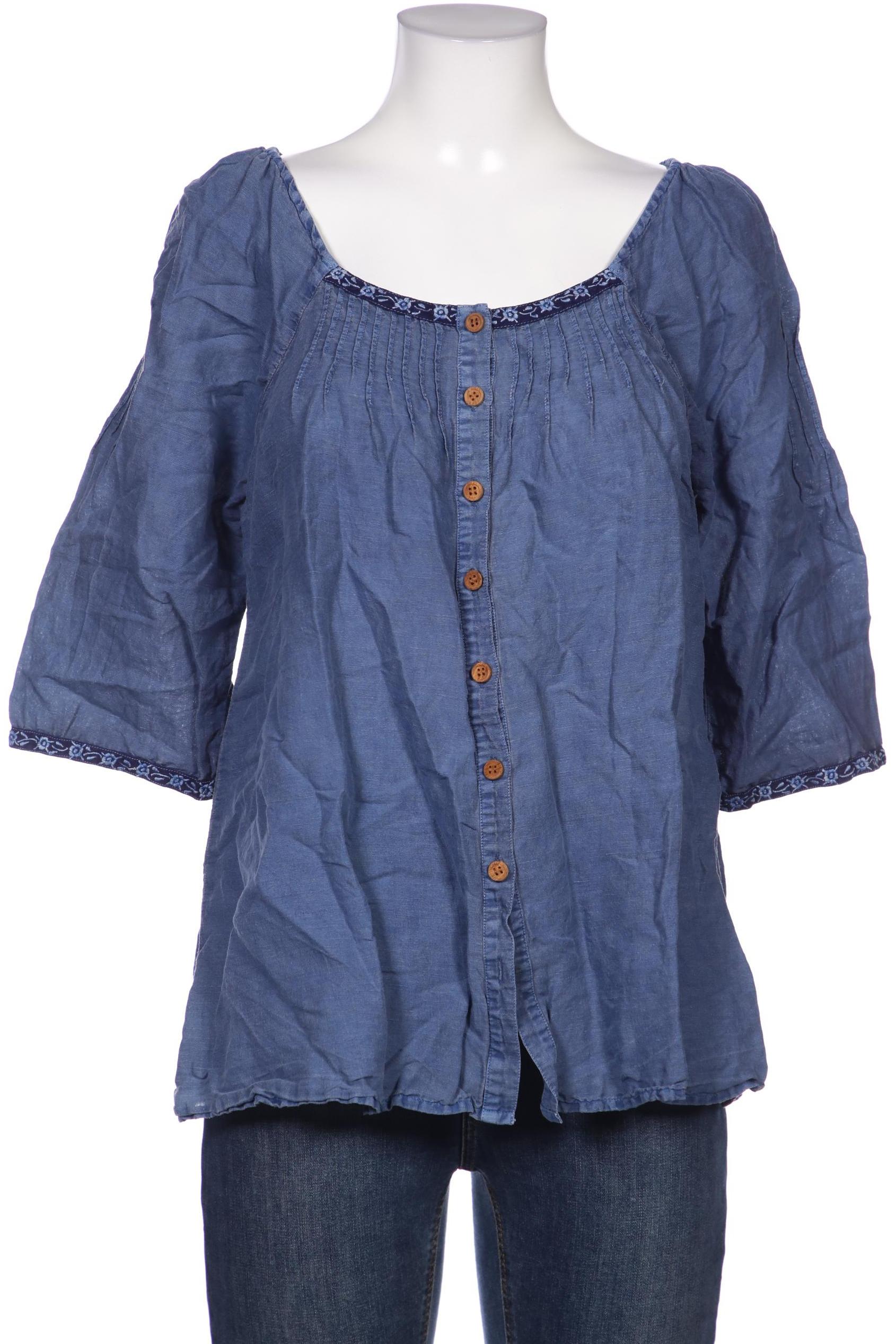 

Gudrun Sjöden Damen Bluse, blau, Gr. 38