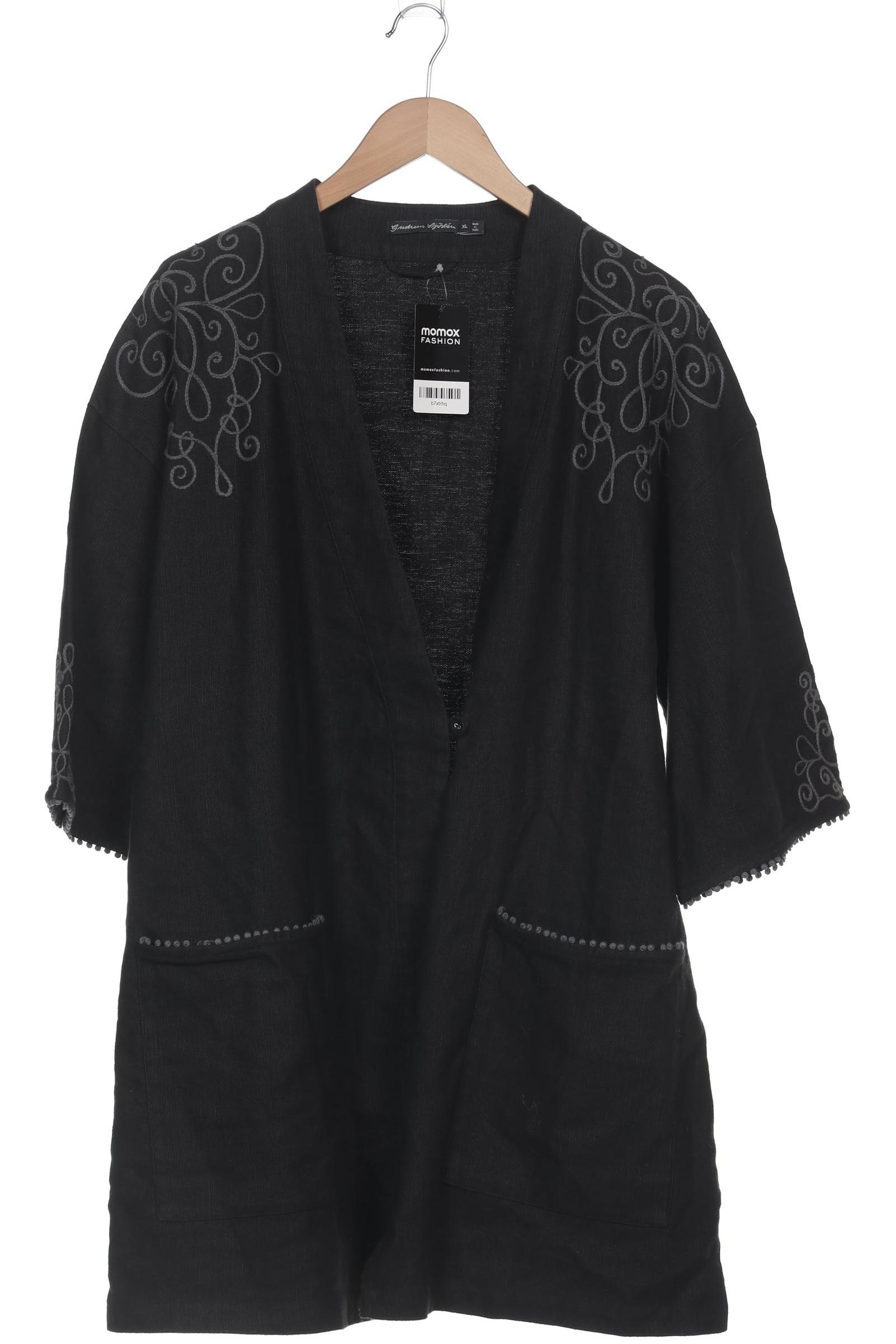 

Gudrun Sjöden Damen Strickjacke, schwarz, Gr. 44