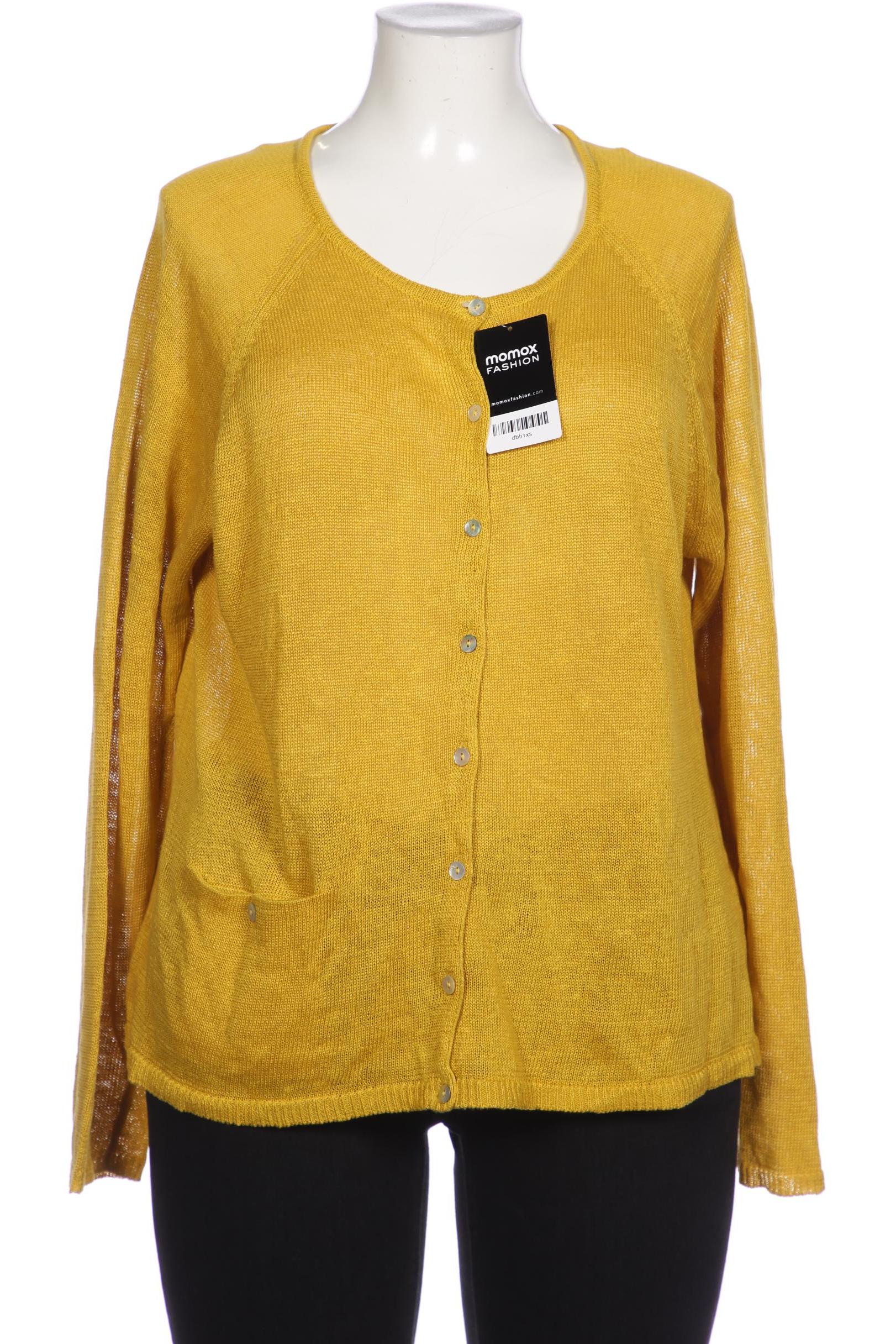 

Gudrun Sjöden Damen Strickjacke, gelb, Gr. 44