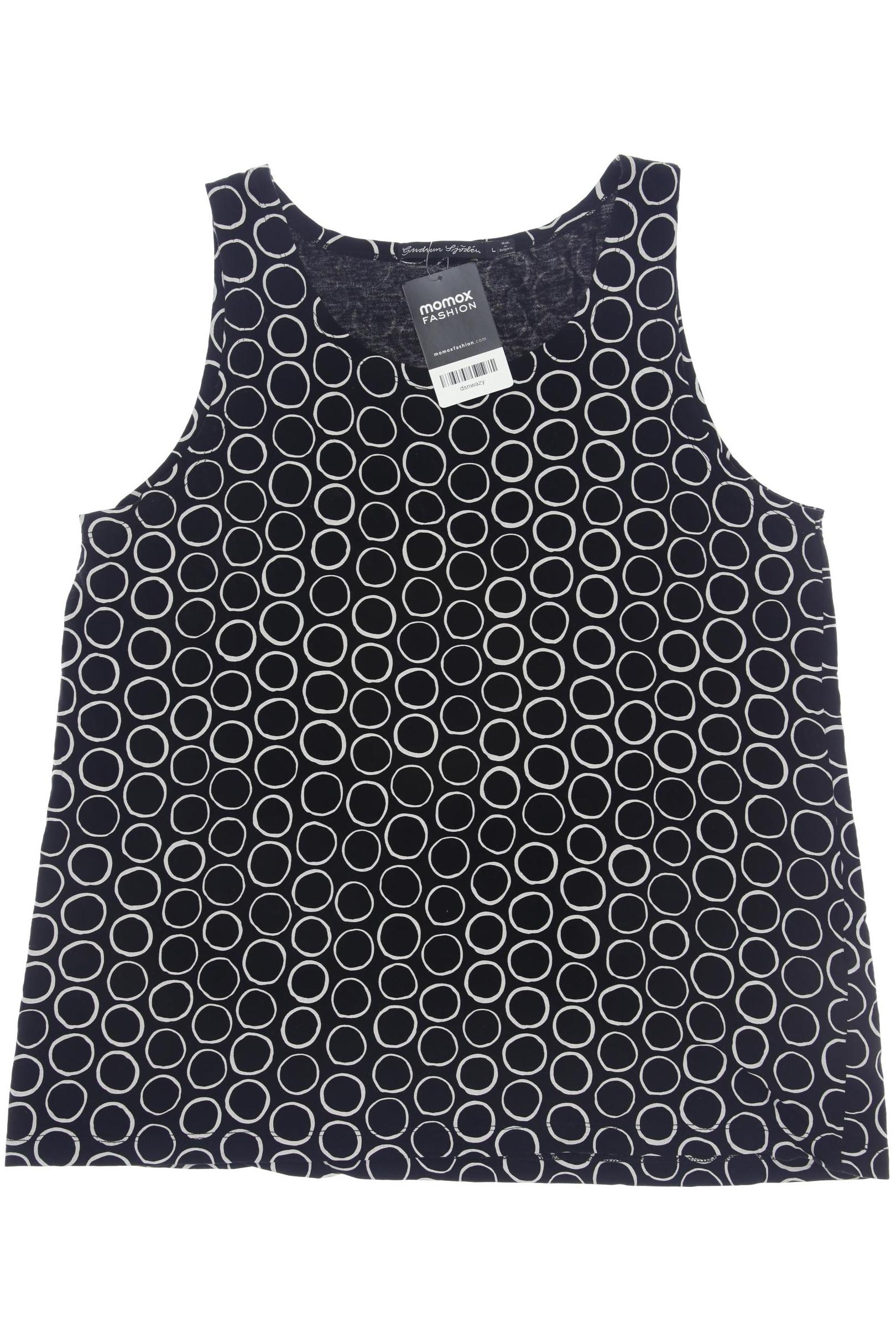 

Gudrun Sjöden Damen Top, schwarz, Gr. 42