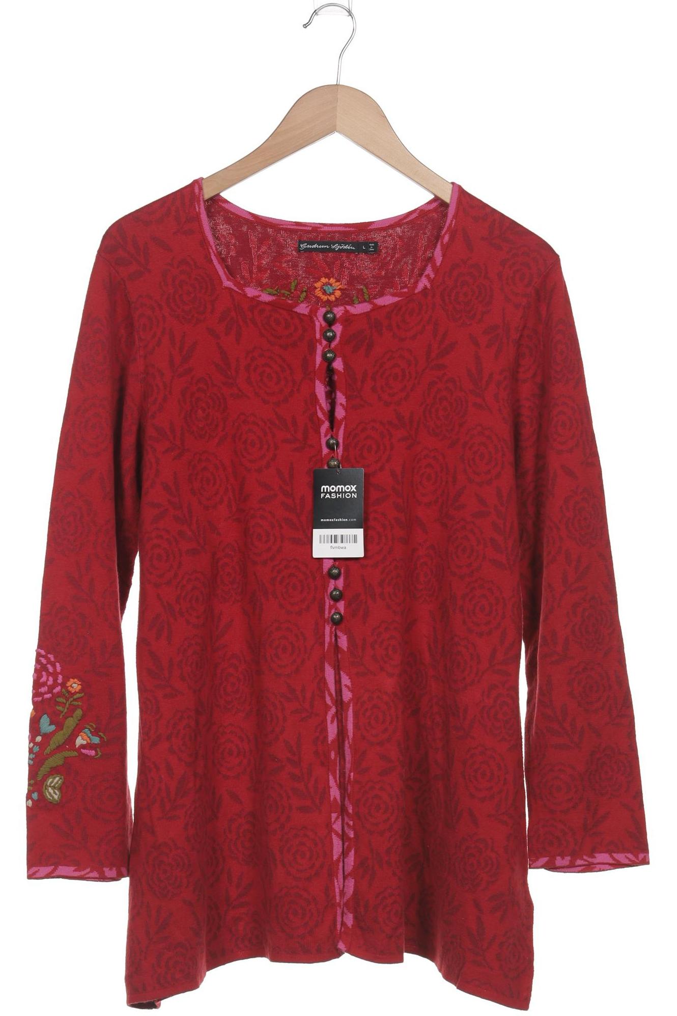 

Gudrun Sjöden Damen Strickjacke, rot, Gr. 42
