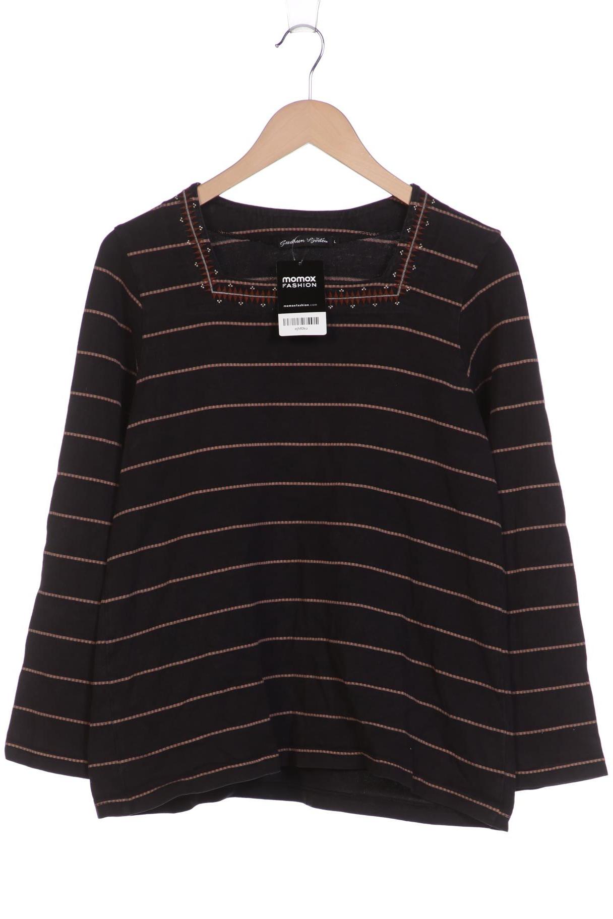 

Gudrun Sjöden Damen Langarmshirt, schwarz, Gr. 42