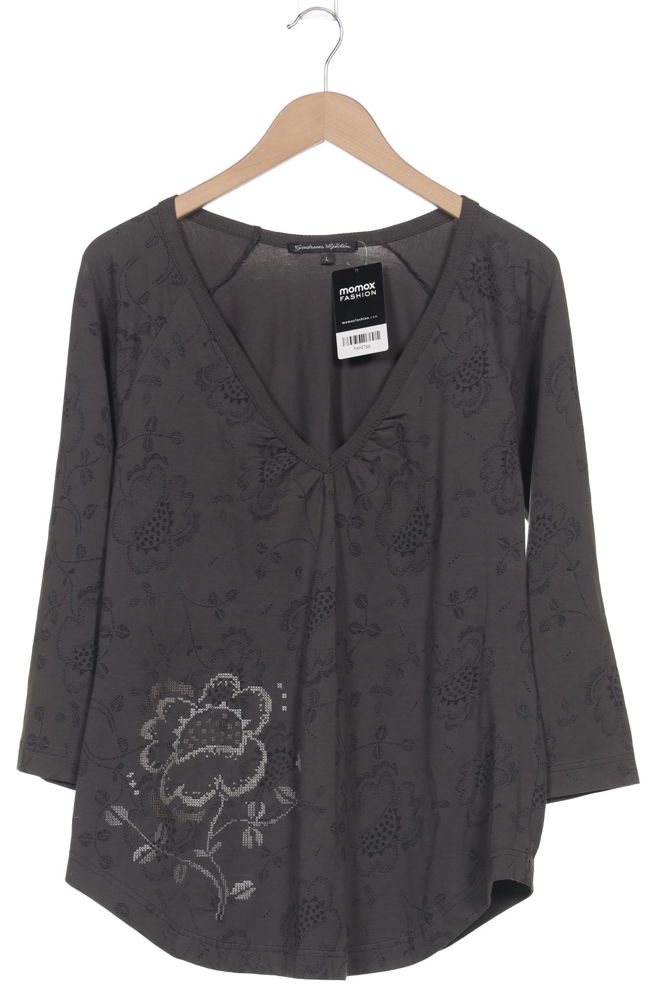 

Gudrun Sjöden Damen Langarmshirt, grau, Gr. 42