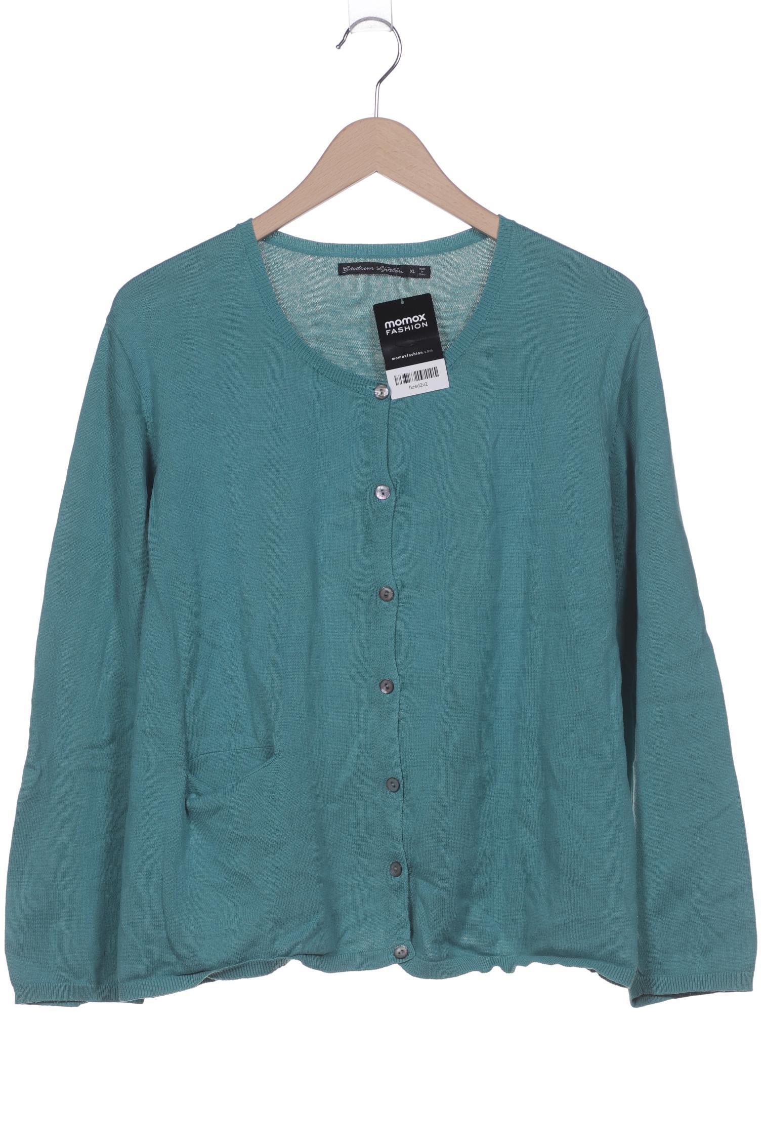 

Gudrun Sjöden Damen Strickjacke, türkis, Gr. 44