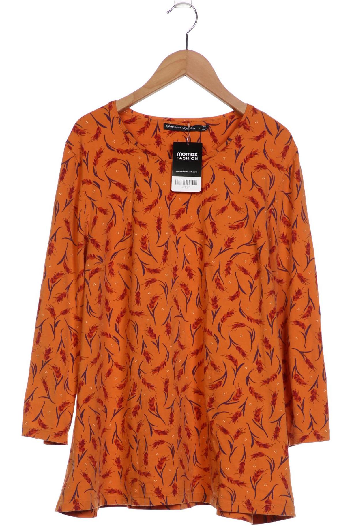 

Gudrun Sjöden Damen Langarmshirt, orange, Gr. 42