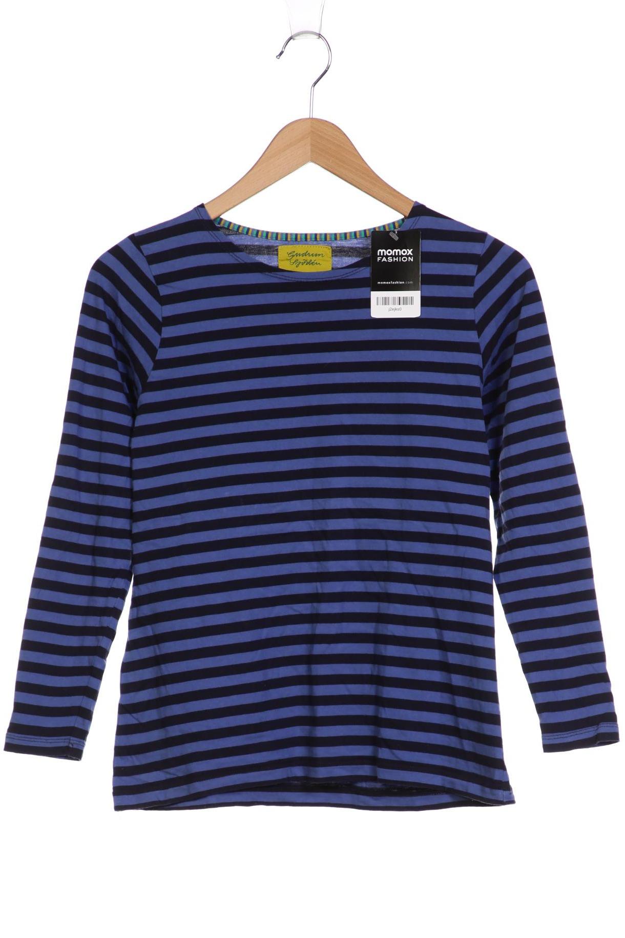 

Gudrun Sjödén Damen Langarmshirt, blau, Gr. 34