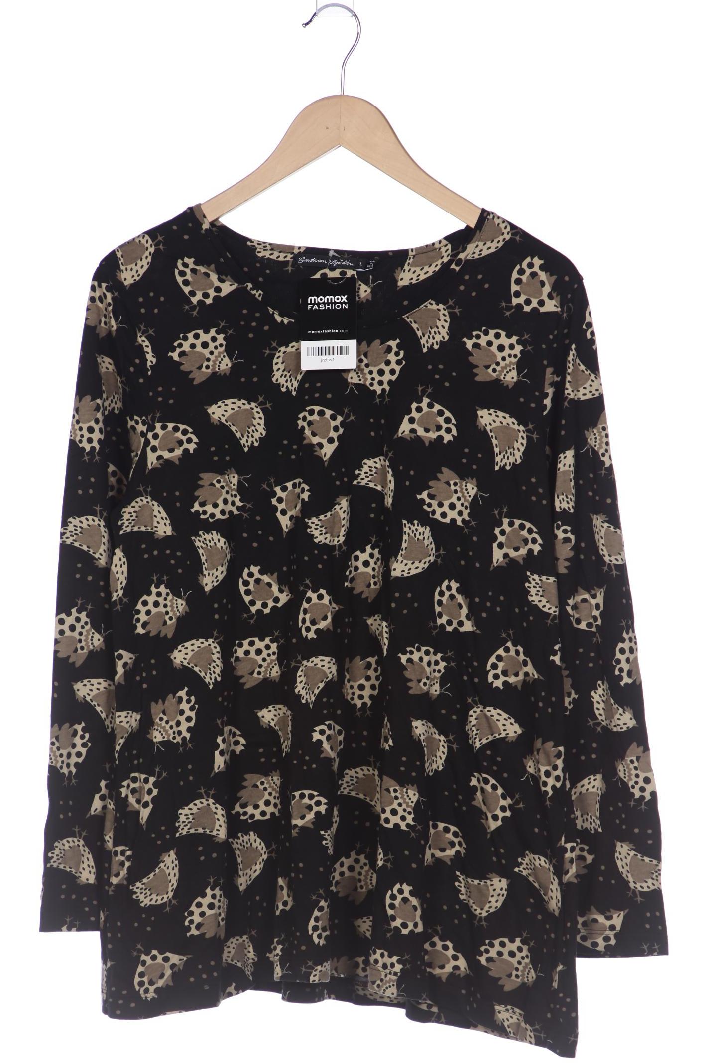 

Gudrun Sjöden Damen Langarmshirt, schwarz, Gr. 42