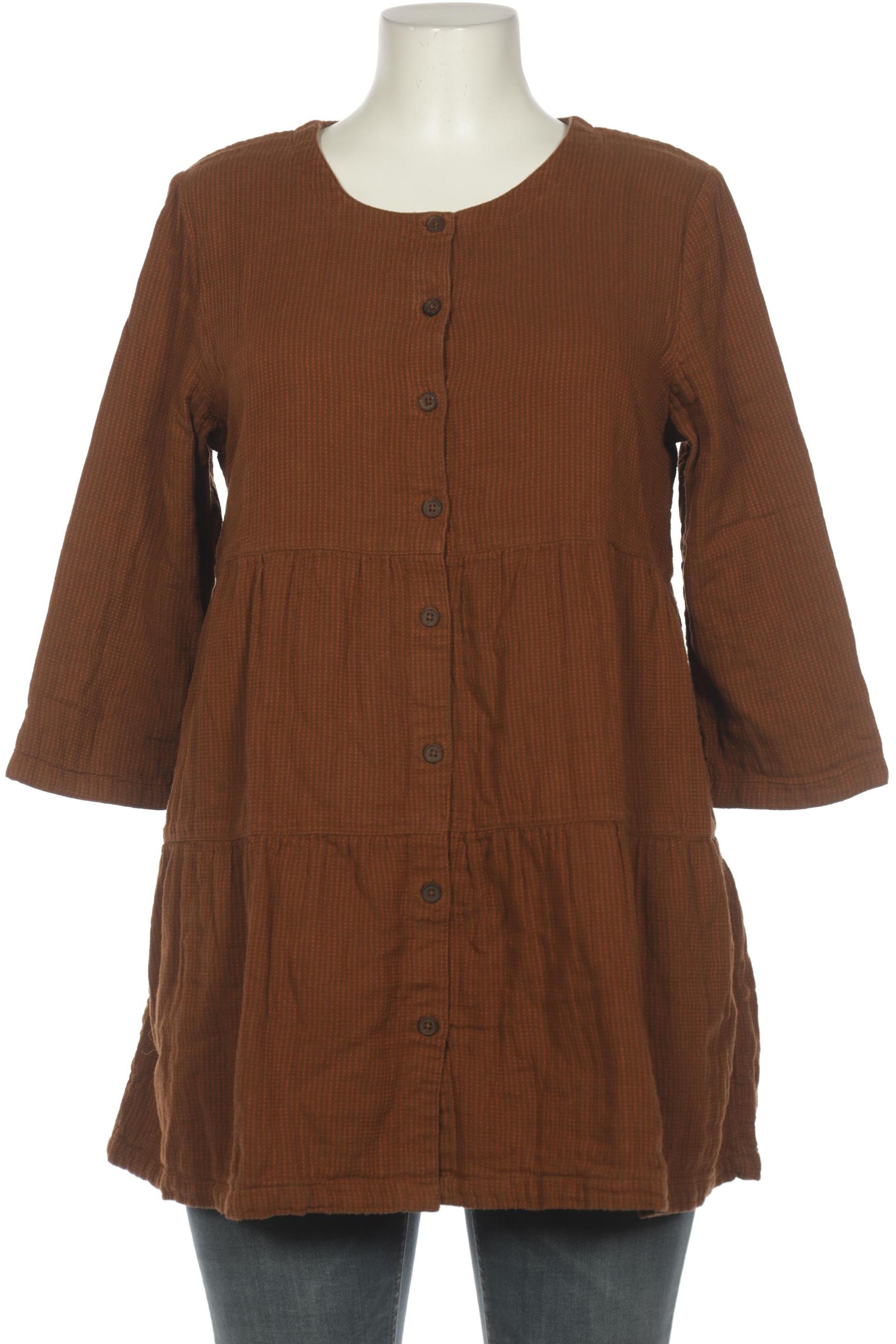 

Gudrun Sjöden Damen Bluse, braun, Gr. 42