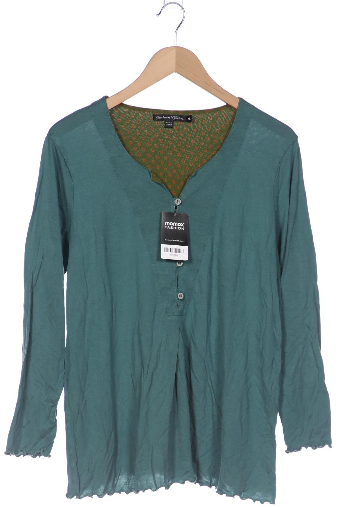 

Gudrun Sjöden Damen Langarmshirt, türkis, Gr. 44