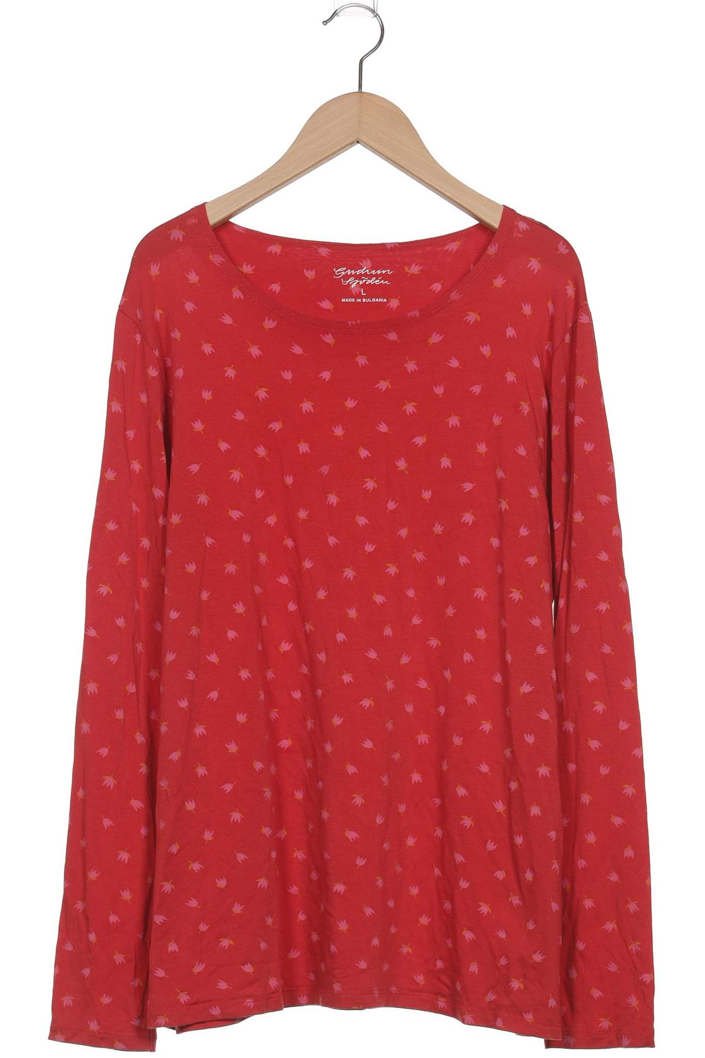 

Gudrun Sjöden Damen Langarmshirt, rot, Gr. 42