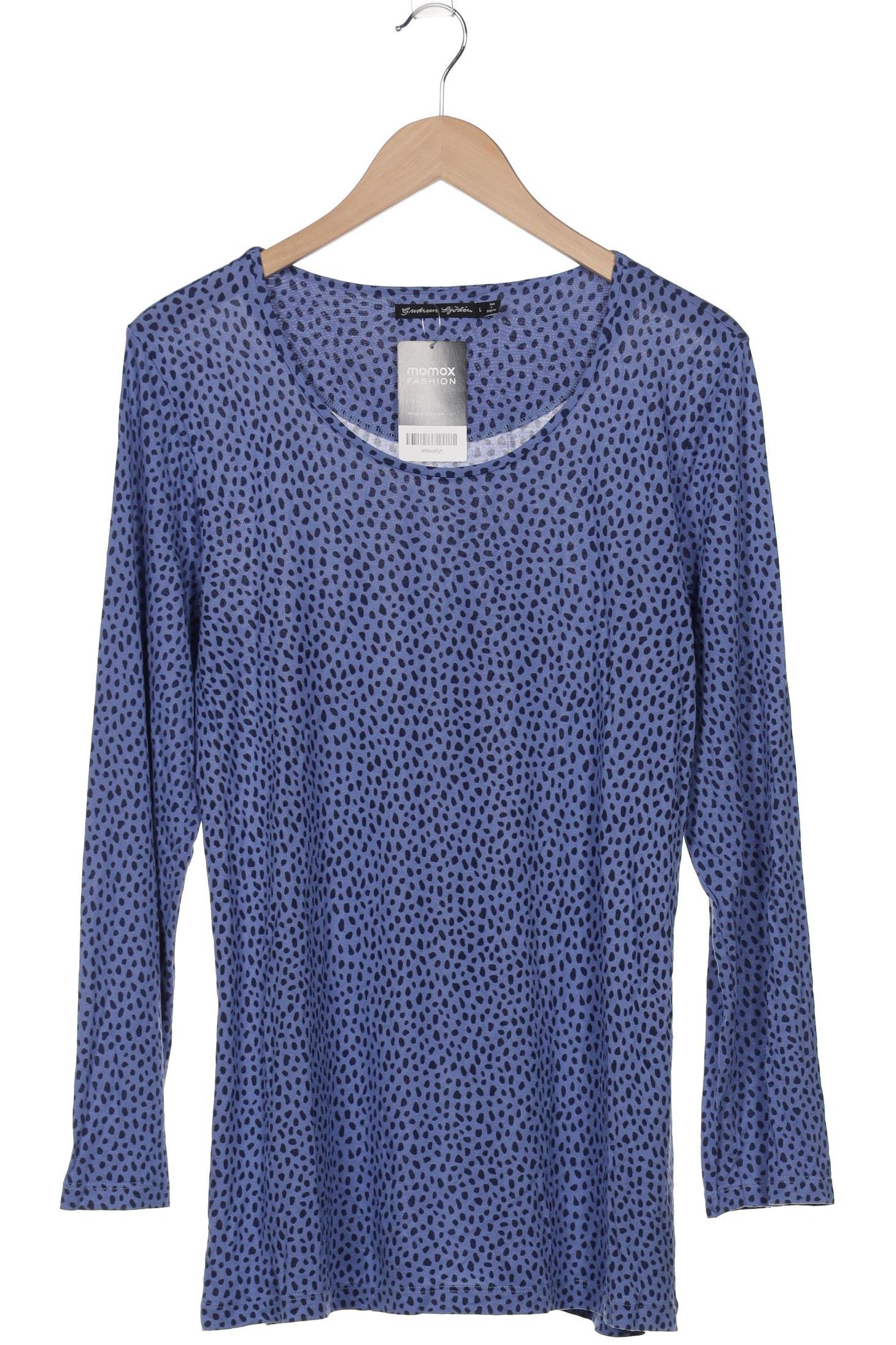 

Gudrun Sjöden Damen Langarmshirt, blau, Gr. 42