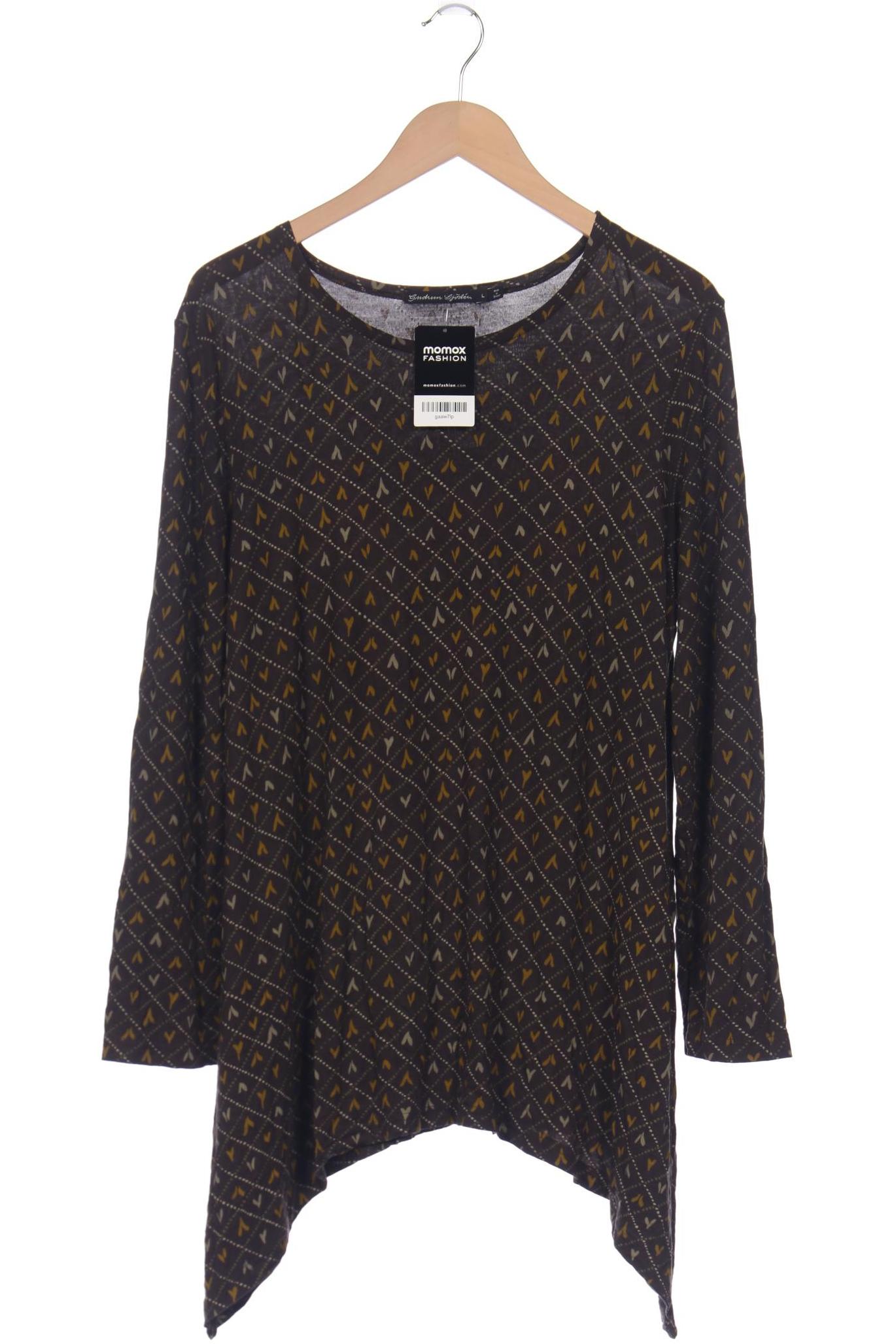 

Gudrun Sjöden Damen Langarmshirt, braun, Gr. 42