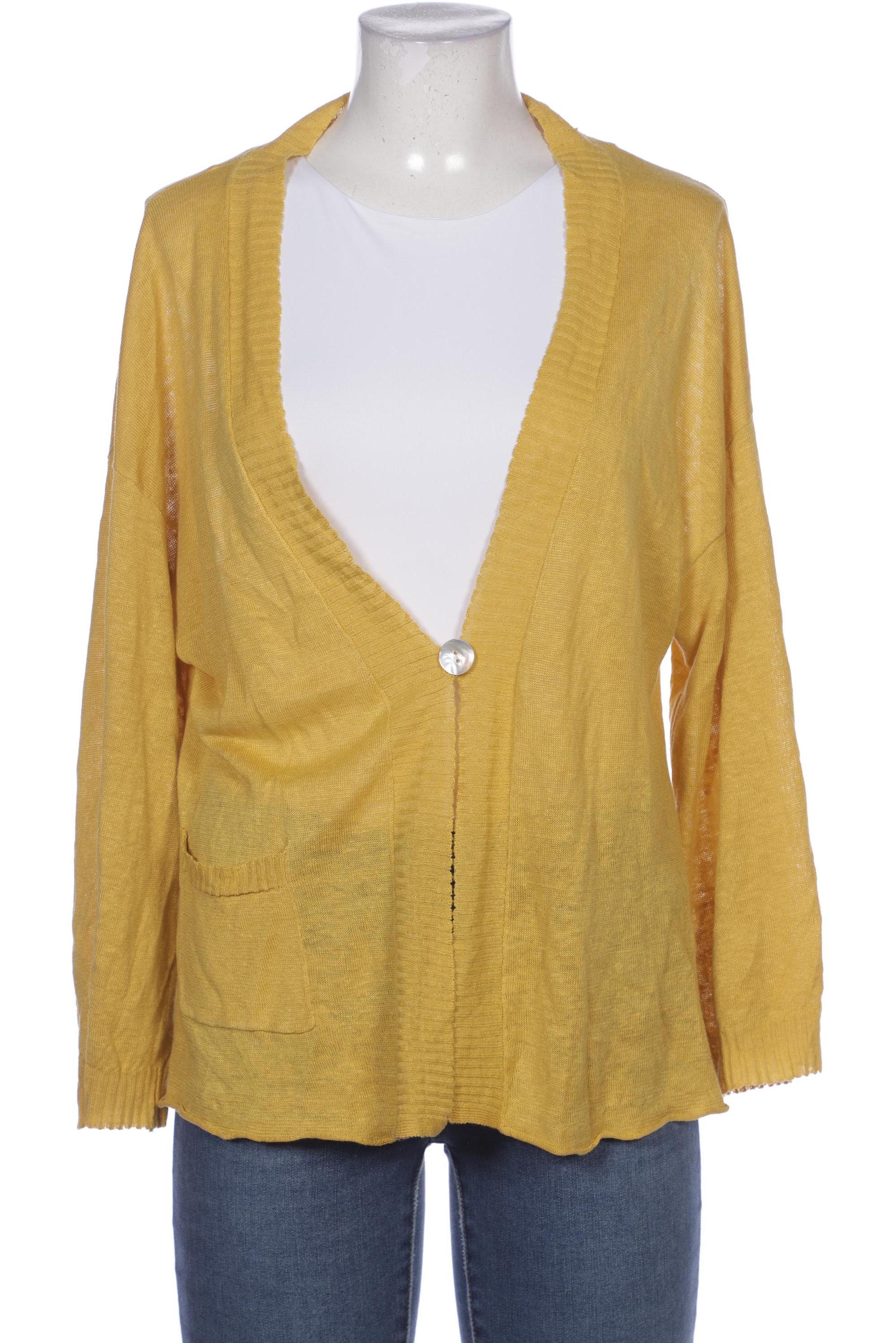 

Gudrun Sjöden Damen Strickjacke, gelb, Gr. 38